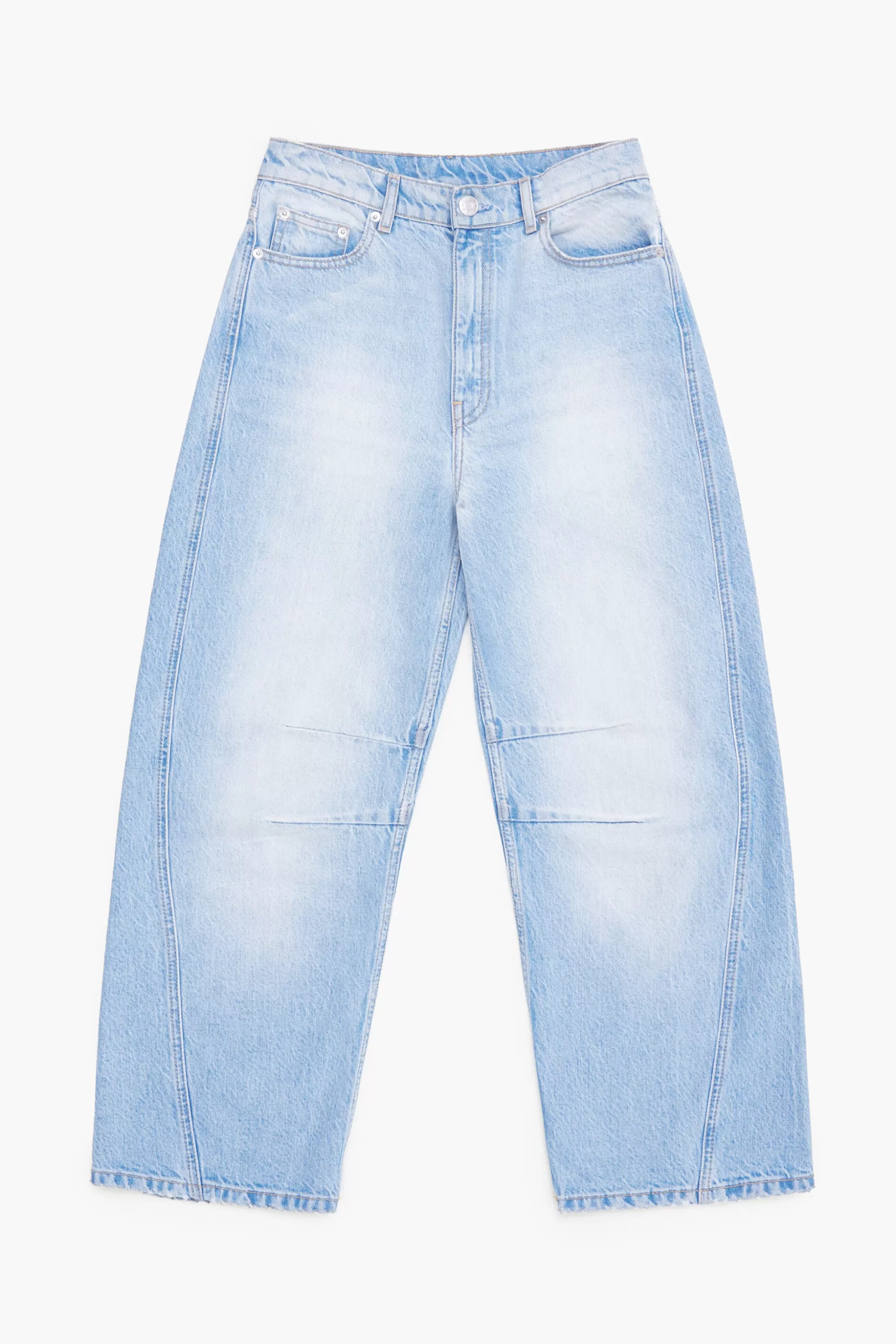 New BIMBA Y LOLA Barrel - Jeans Reto Azul-Claro Light Blue