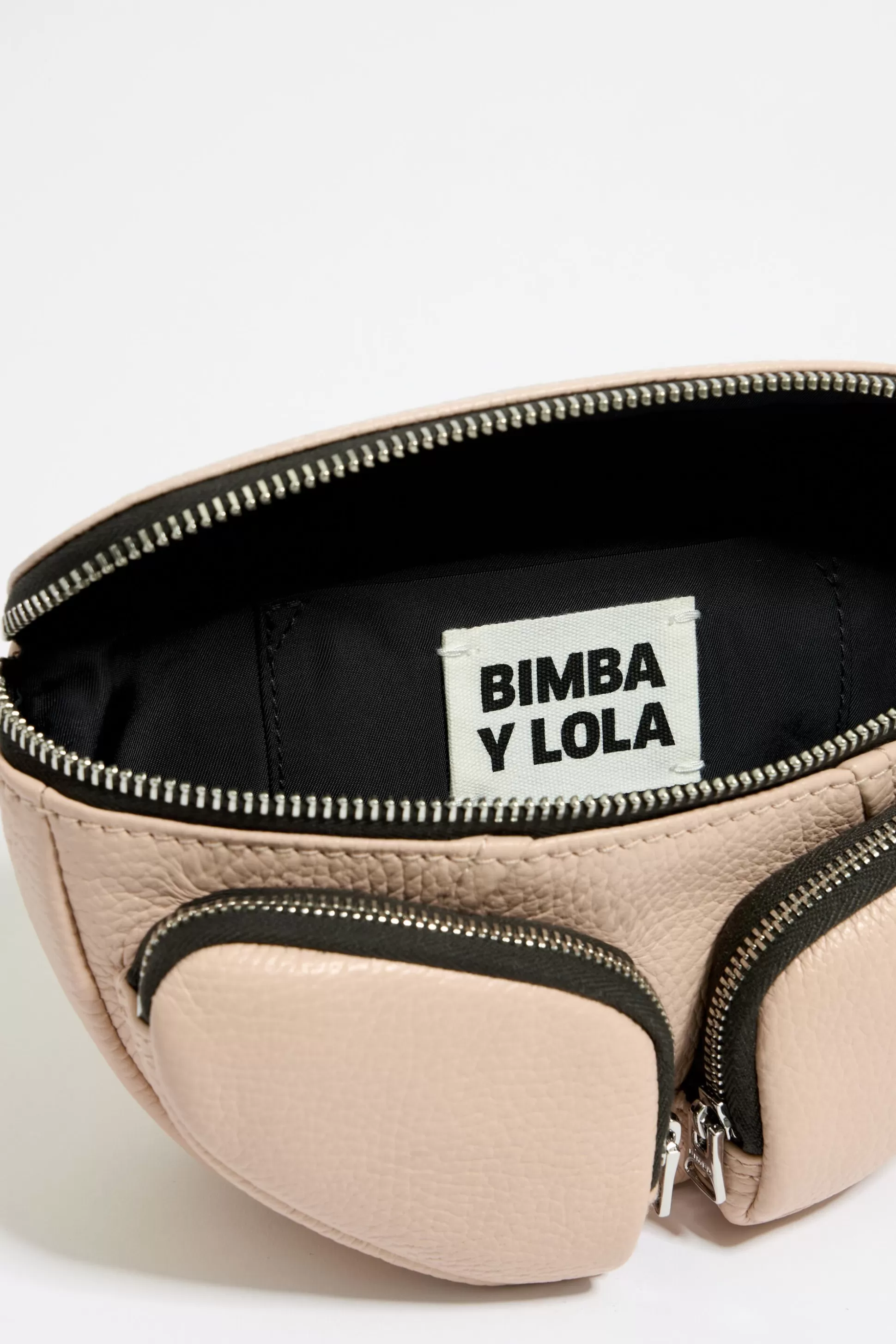 Shop BIMBA Y LOLA Bolsa De Cintura Pocket Xs Pele Rosa Pale Pink