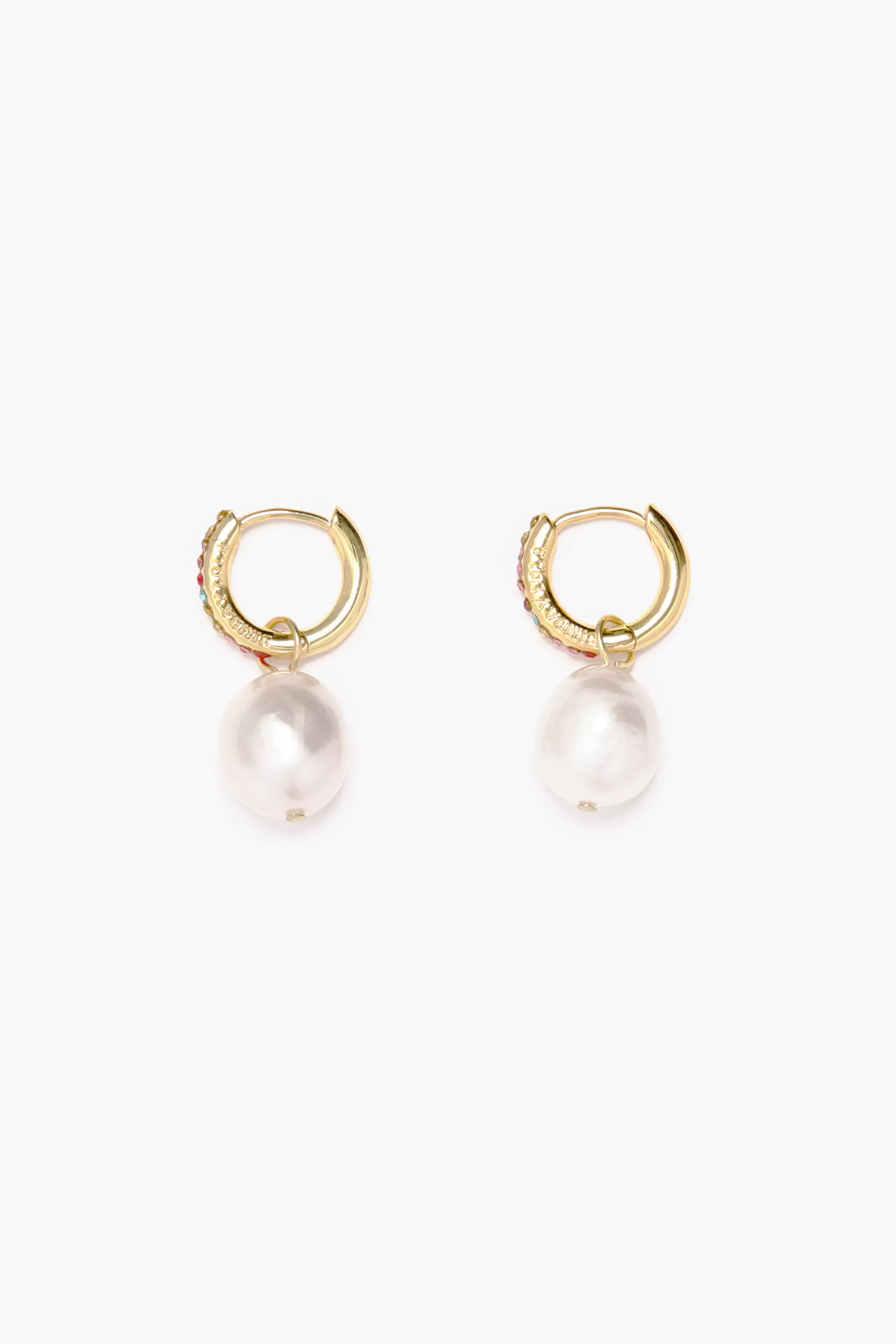 Outlet BIMBA Y LOLA Brincos Argola Mini Perola Multicoloridos Pearl