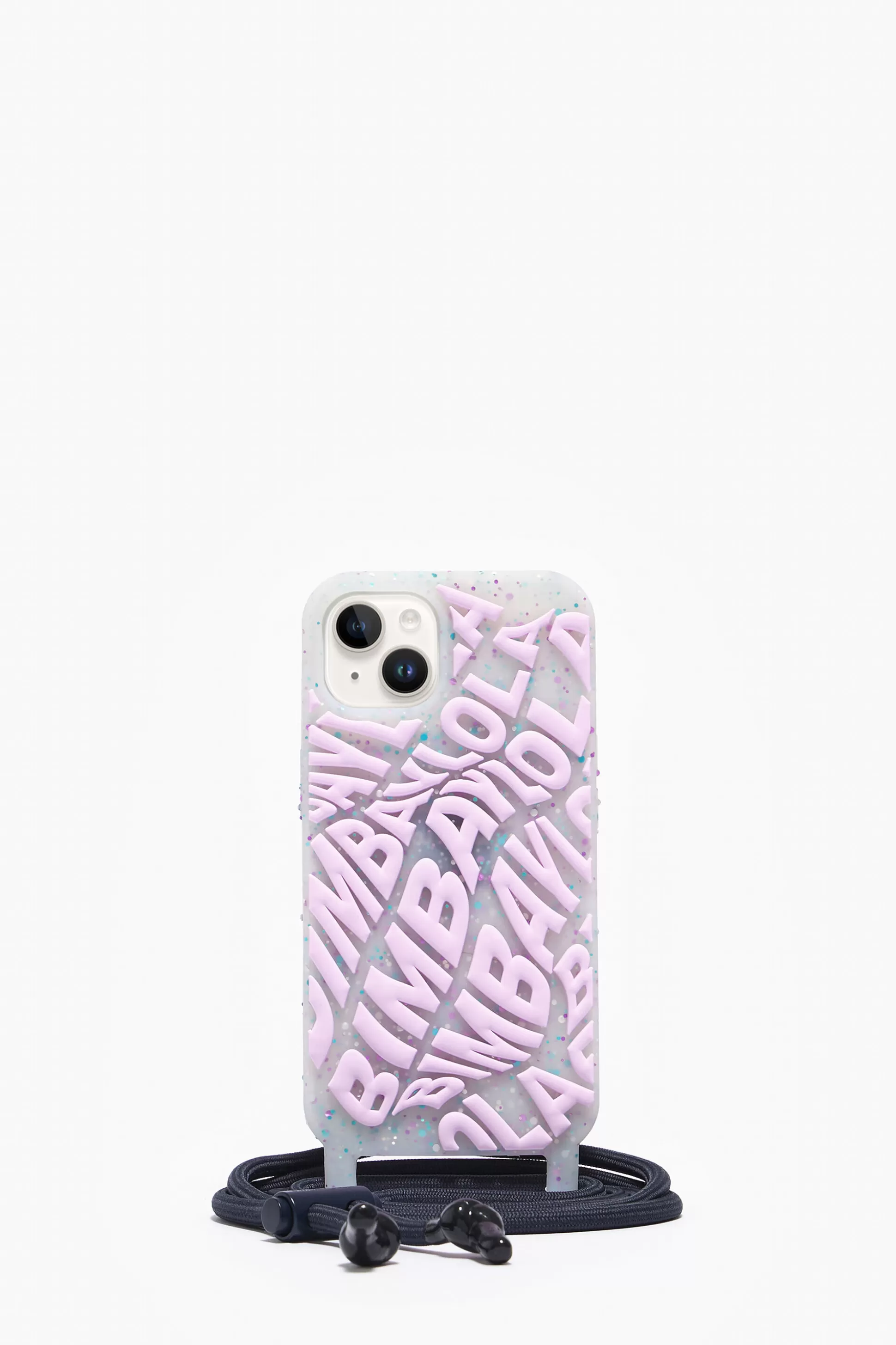 Outlet BIMBA Y LOLA Capa Iphone 14 Transparente Logo Lilas