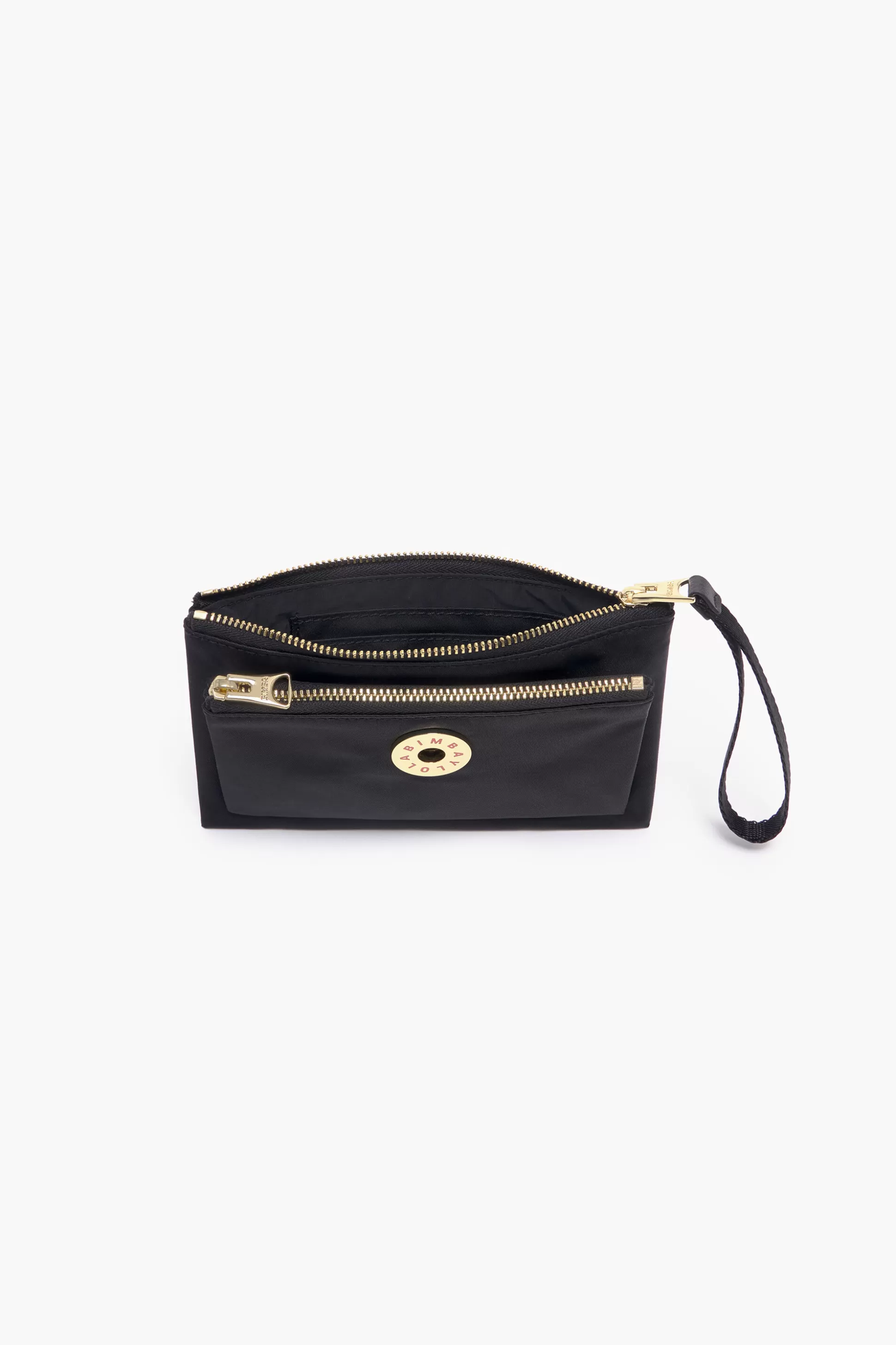 Shop BIMBA Y LOLA Carteira Dupla Nylon Preta Black