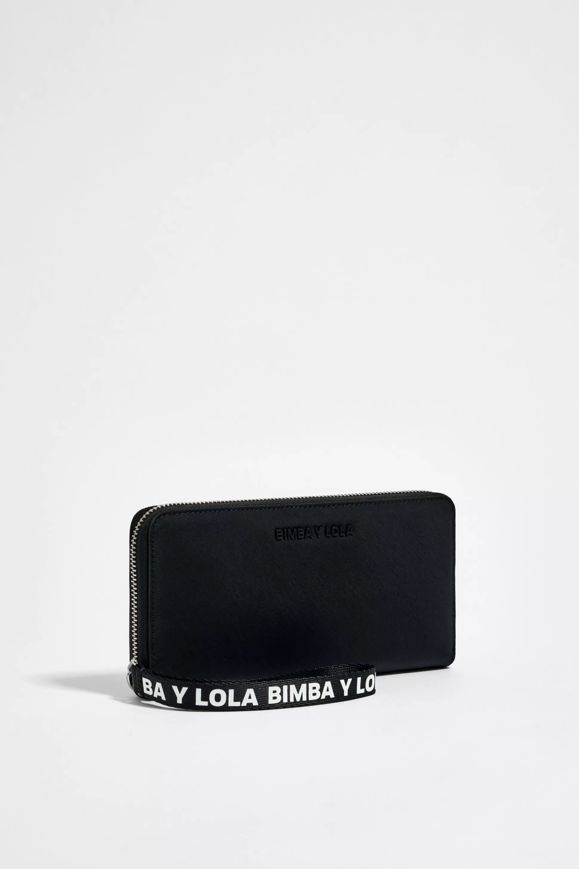 Outlet BIMBA Y LOLA Carteira Livro Nylon Preta Black