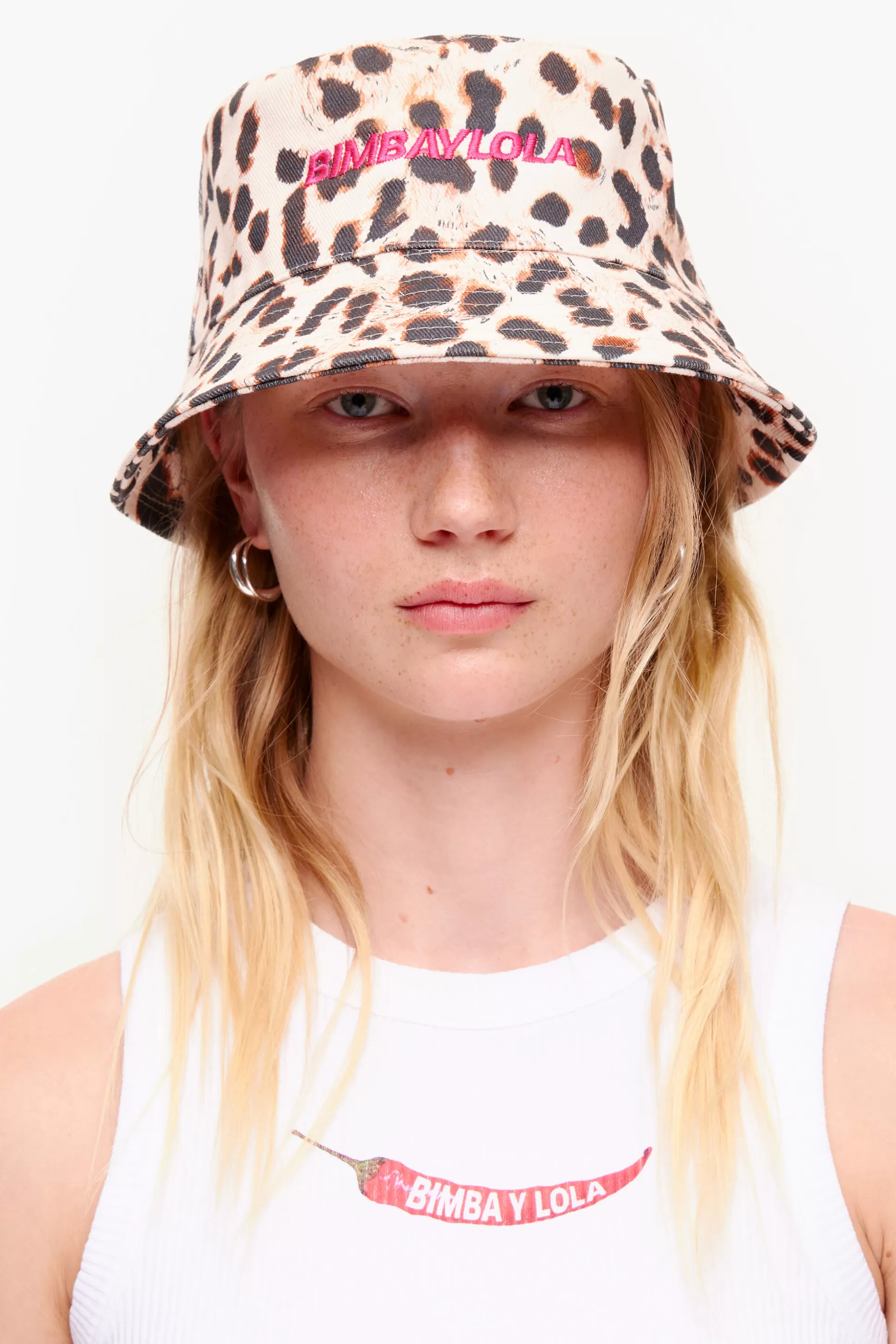 Discount BIMBA Y LOLA Chapeu Bucket Algodao Leopardo Natural Leopard Natural