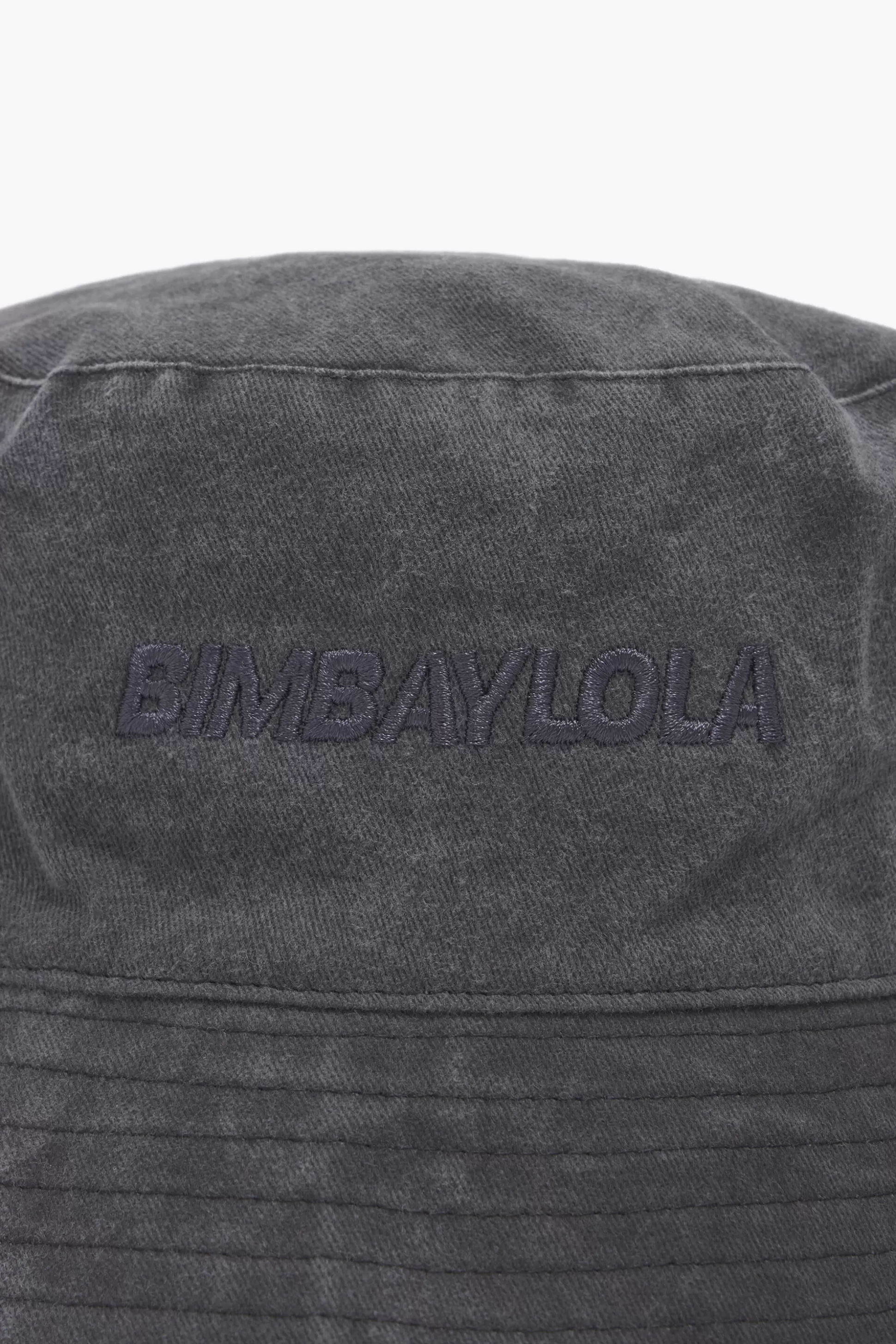 Hot BIMBA Y LOLA Chapeu Bucket Preto Lavado Black