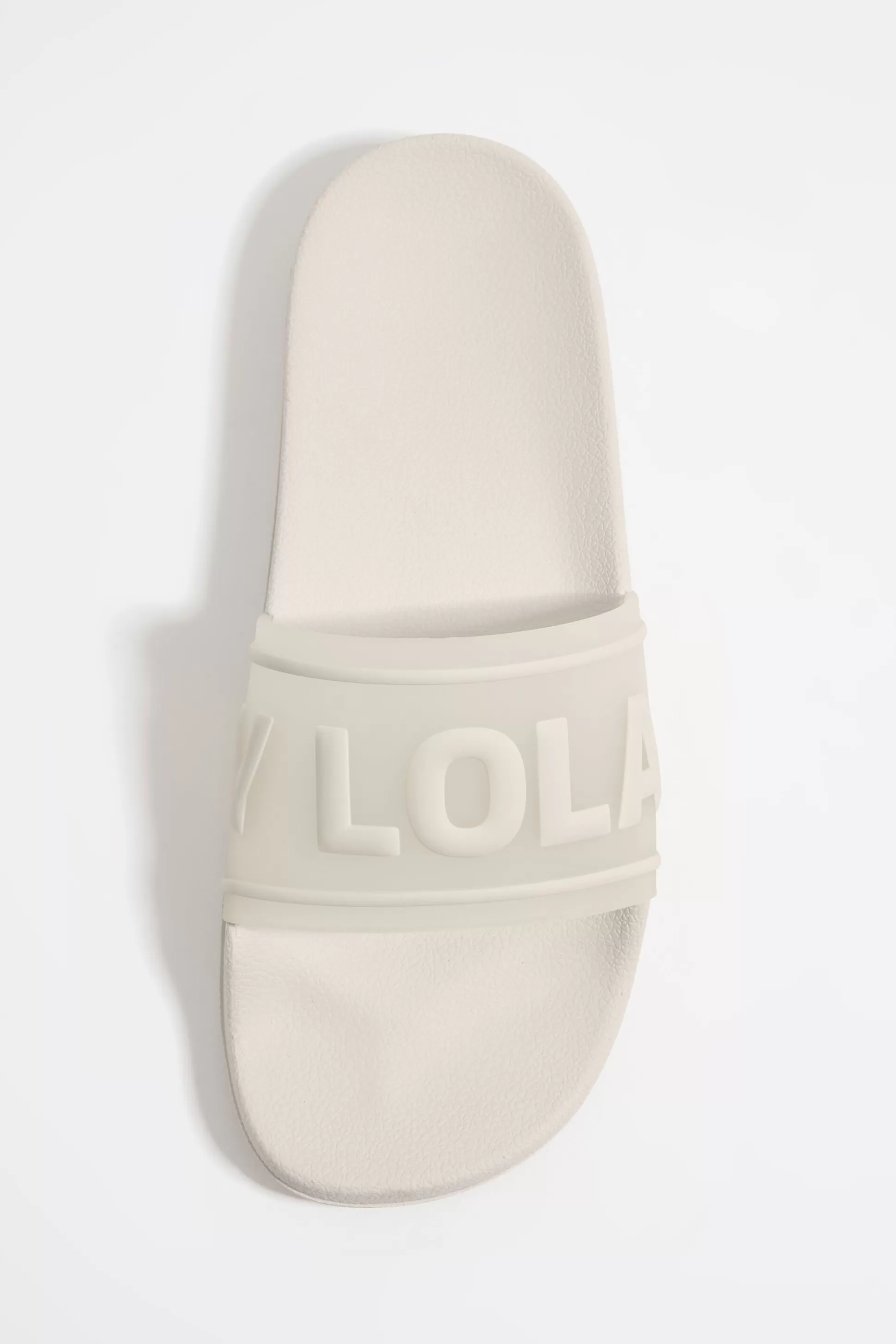 Fashion BIMBA Y LOLA Chinelo Pala Logo Branca White