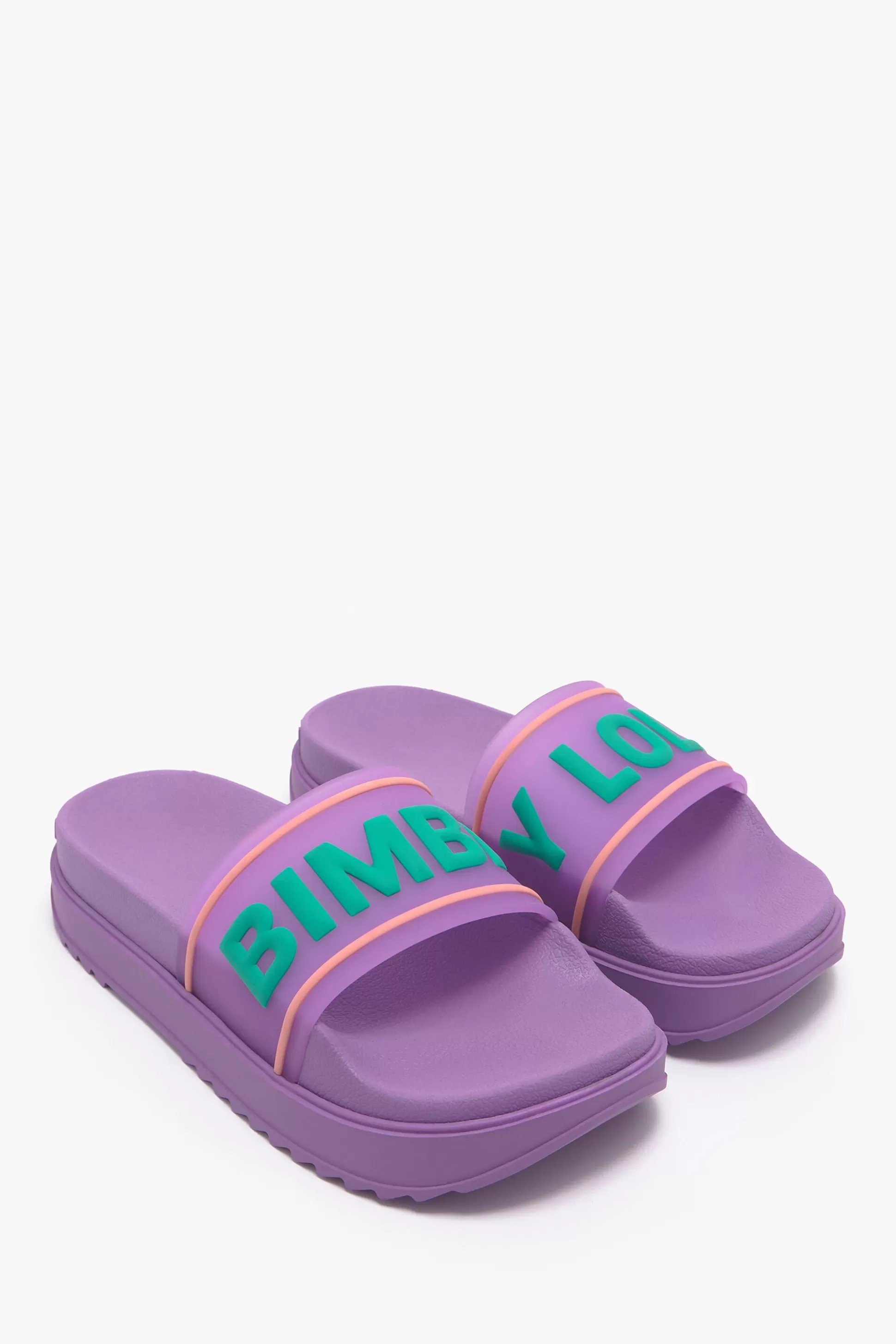 Discount BIMBA Y LOLA Chinelo Plataforma Logo Lilas Lilac