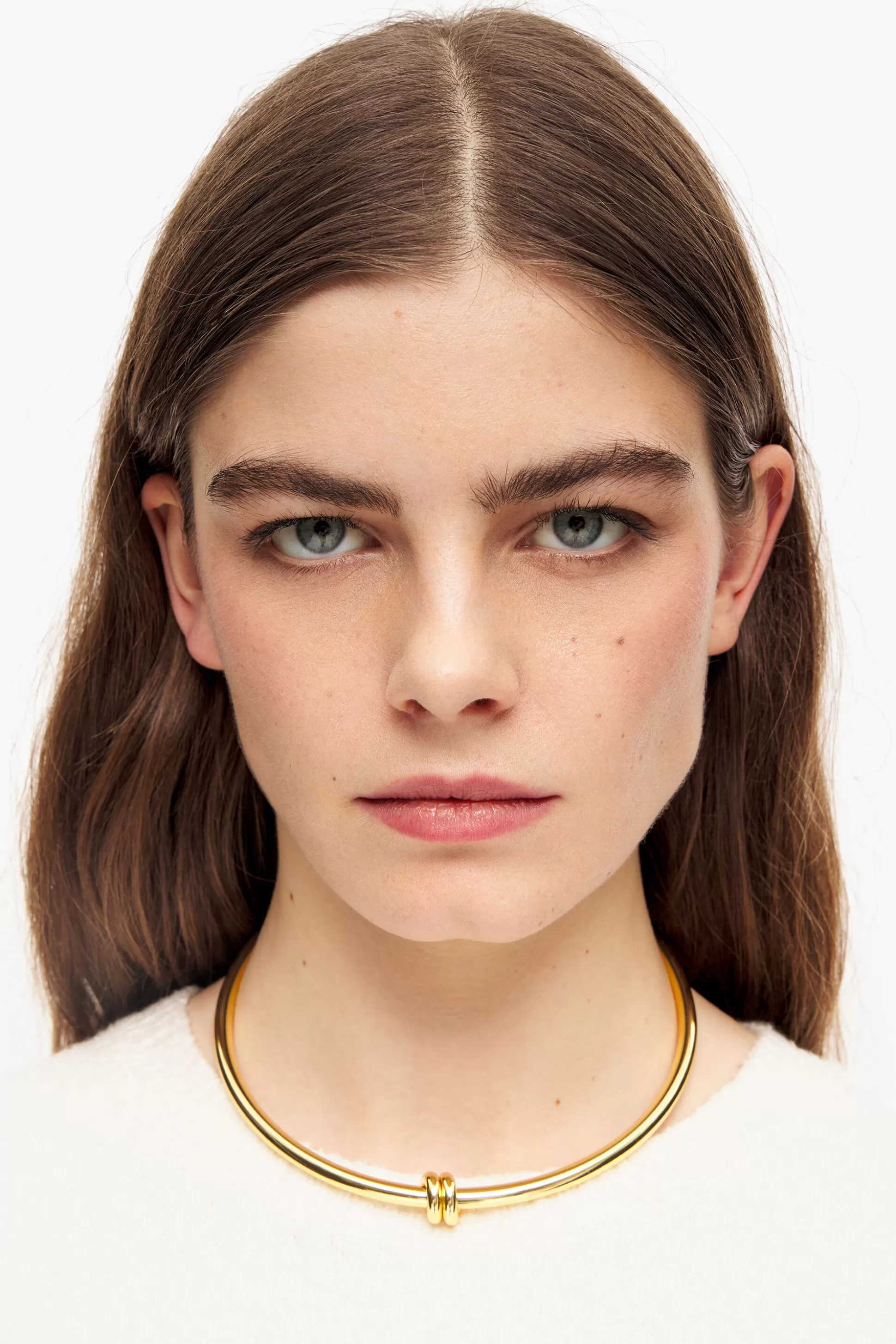 Hot BIMBA Y LOLA Colar Choker Dourado Gold