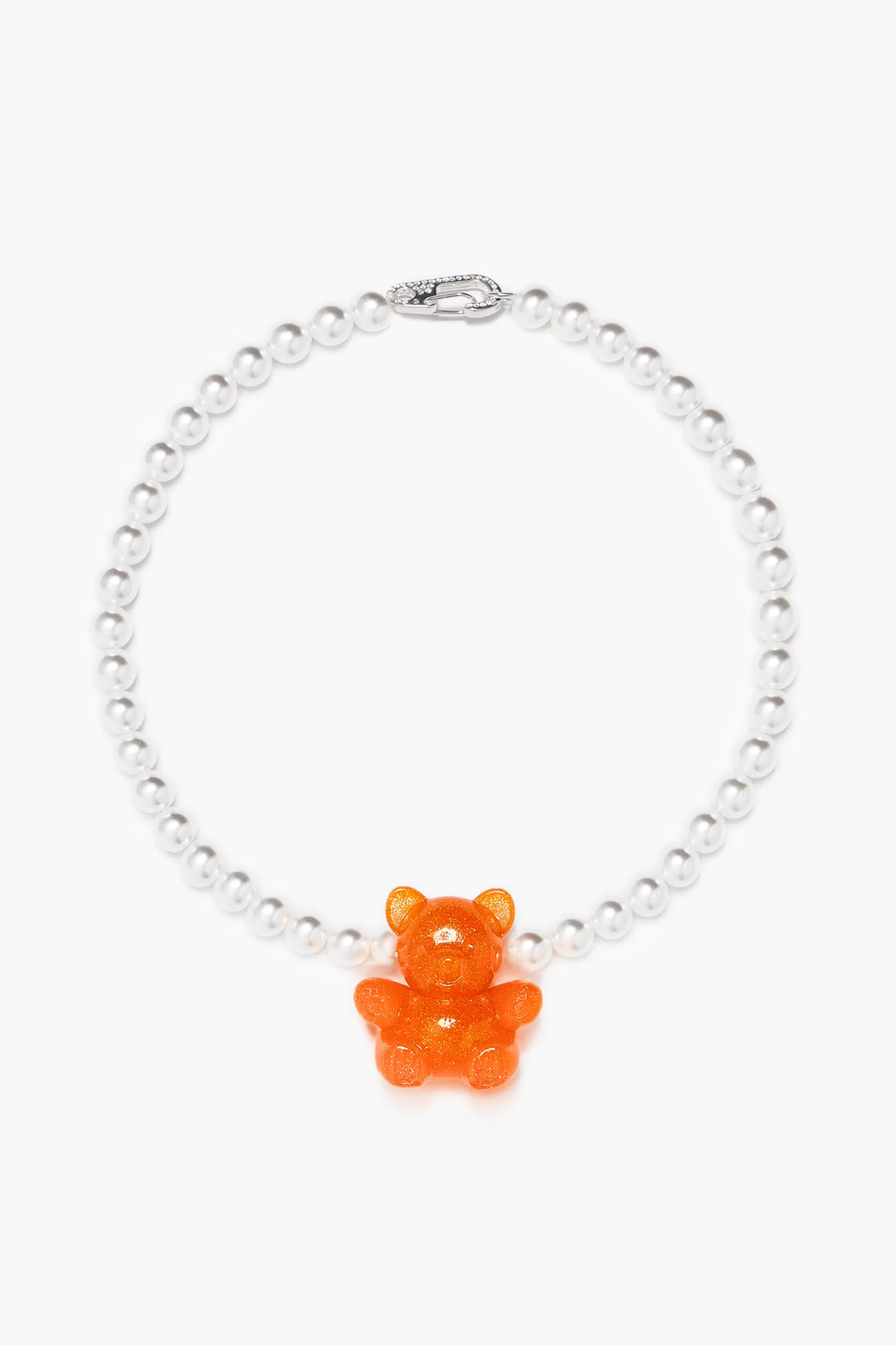 Outlet BIMBA Y LOLA Colar Perolas Urso Laranja-Neon Orange