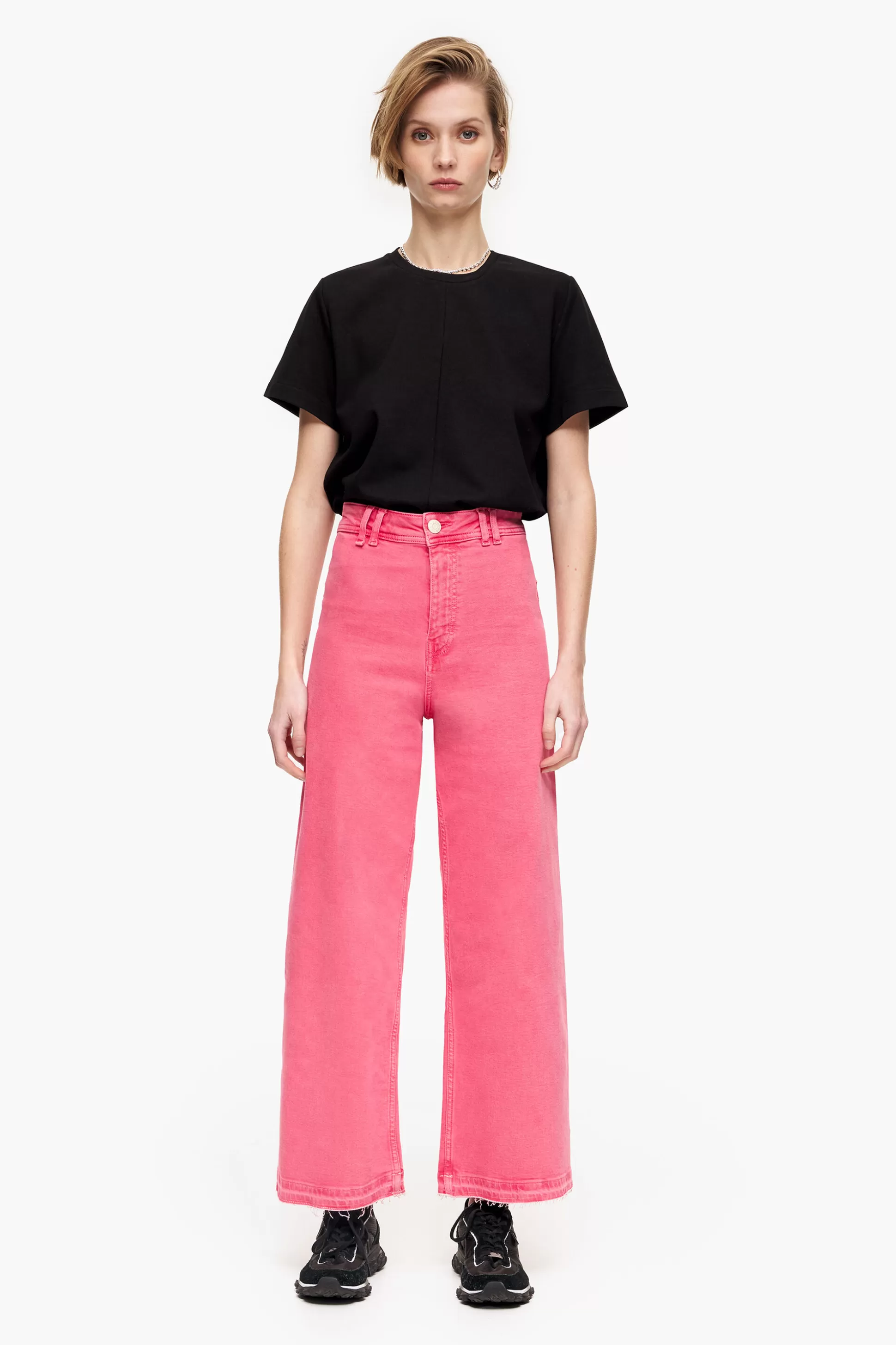 Best Sale BIMBA Y LOLA Culotte - Jeans Altas Cereja Cherry