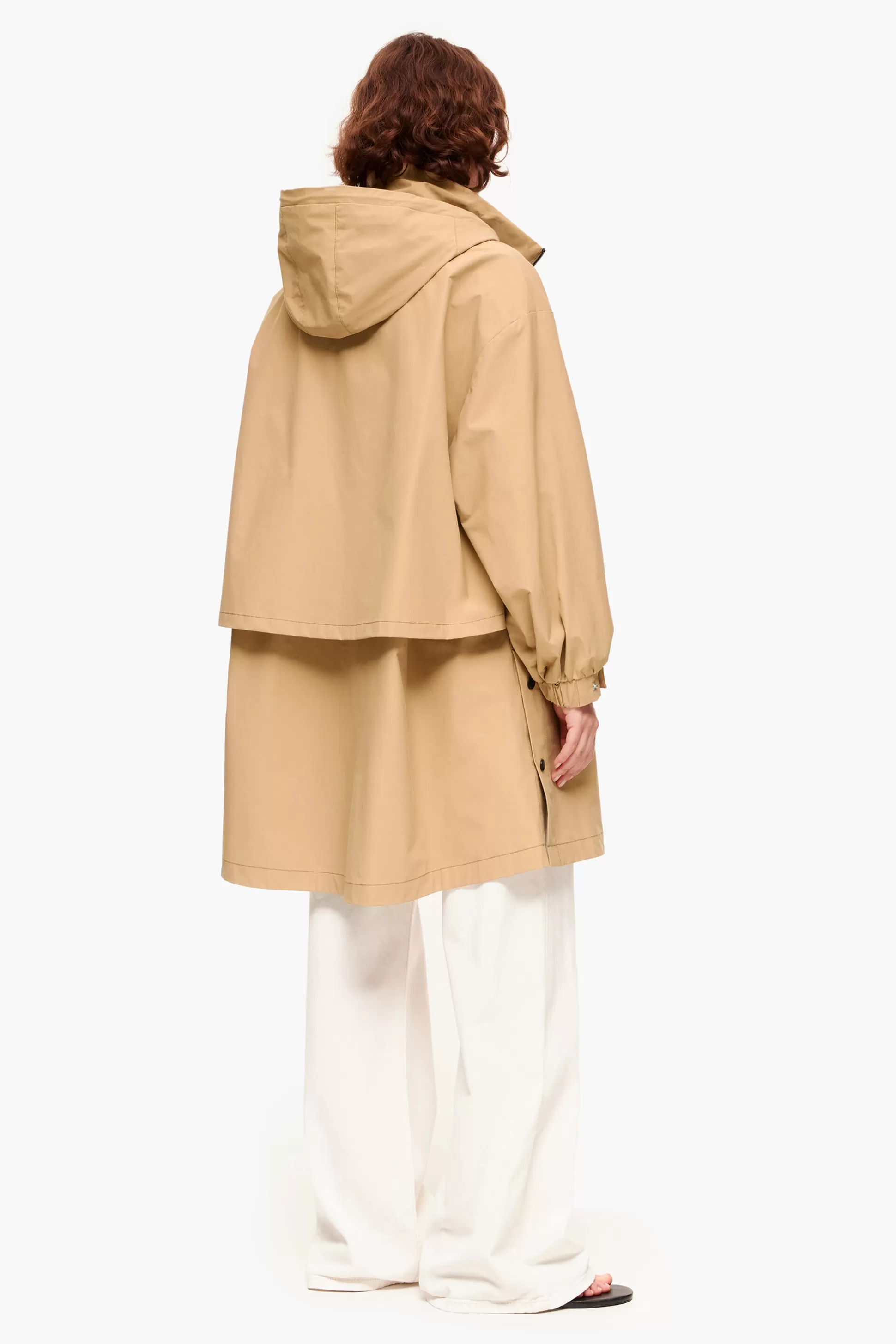 Best Sale BIMBA Y LOLA Gabardina Evase Camel