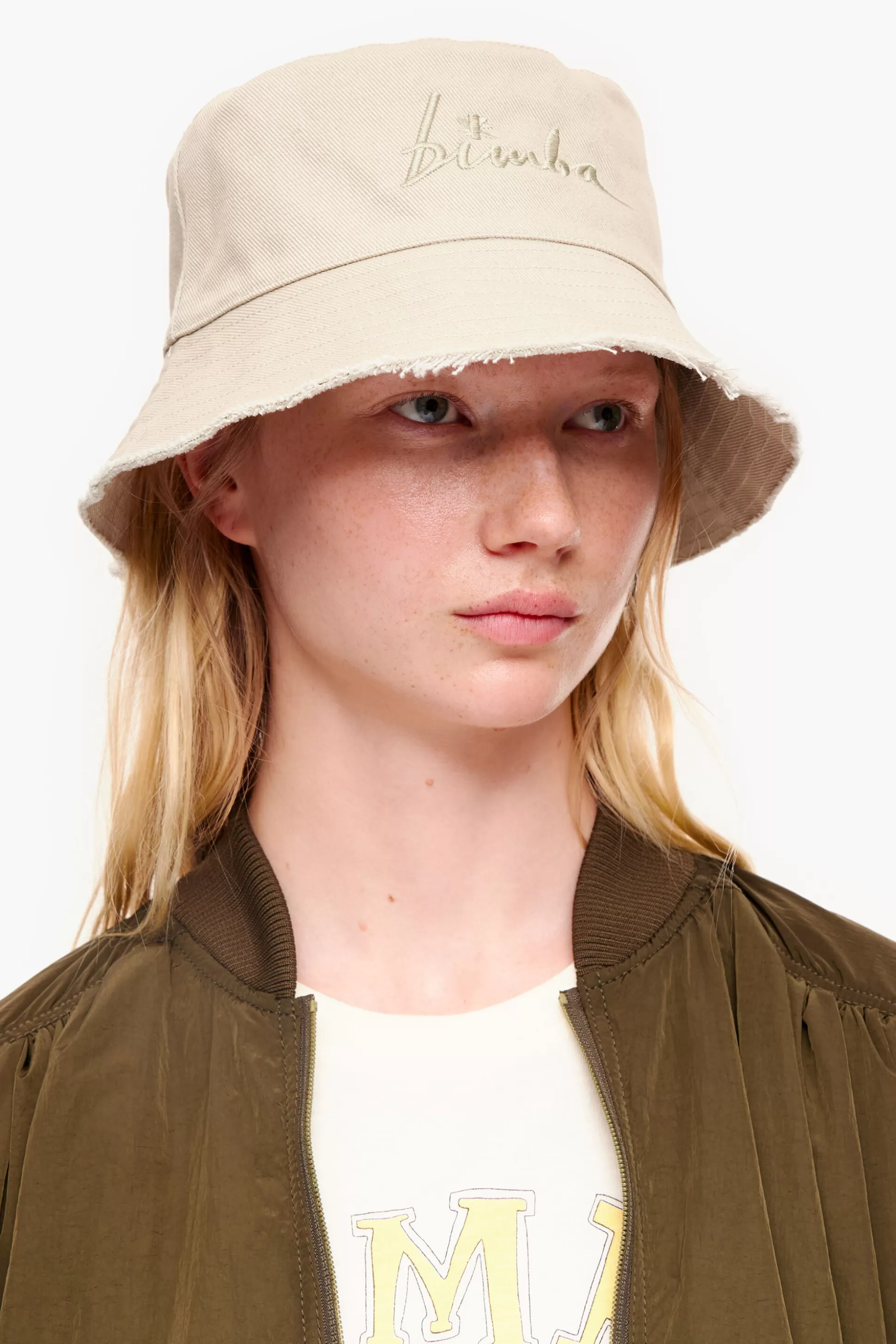 Online BIMBA Y LOLA Gorro Bucket Algodao Camel