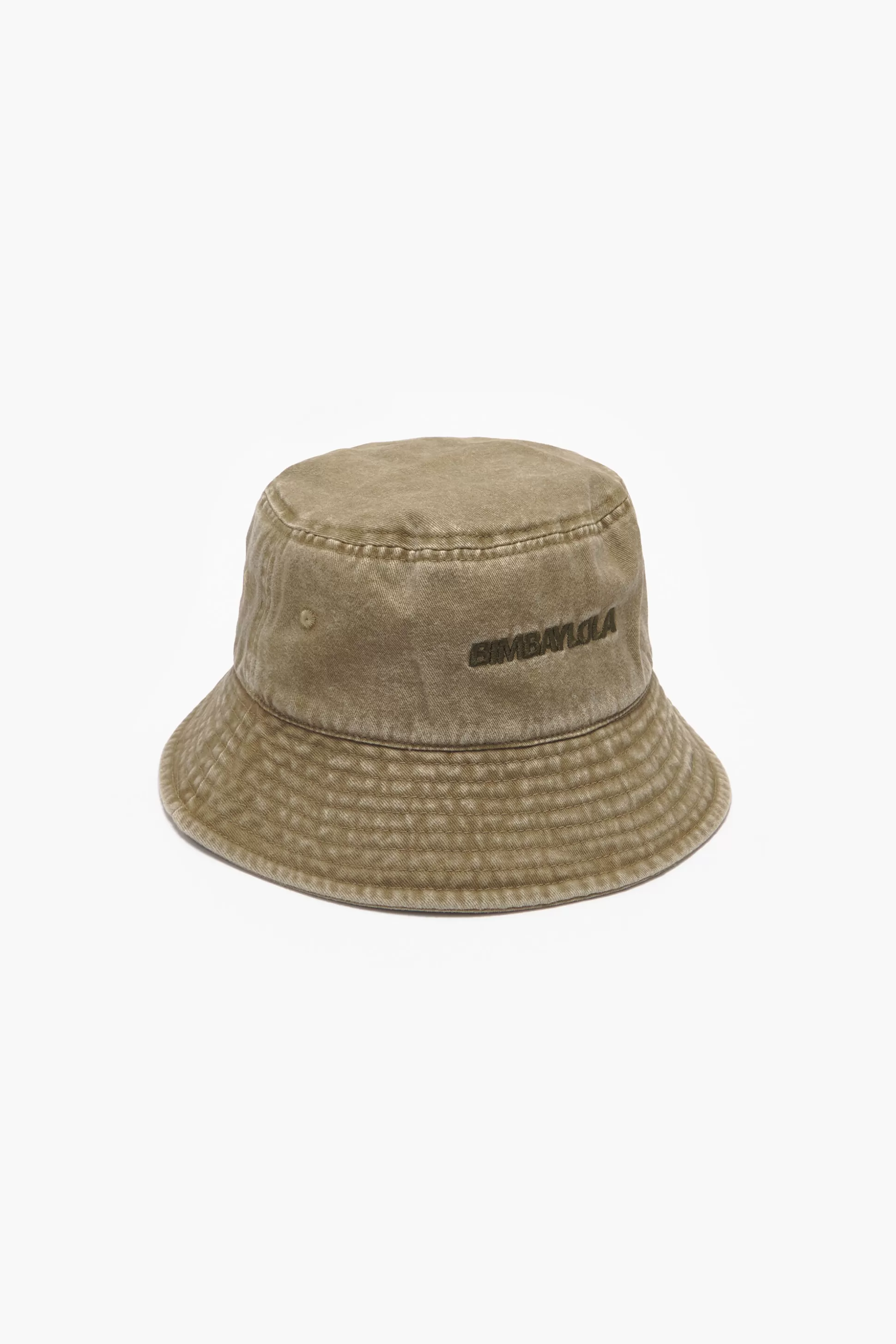 Discount BIMBA Y LOLA Gorro Bucket Algodao Caqui Lavado Khaki