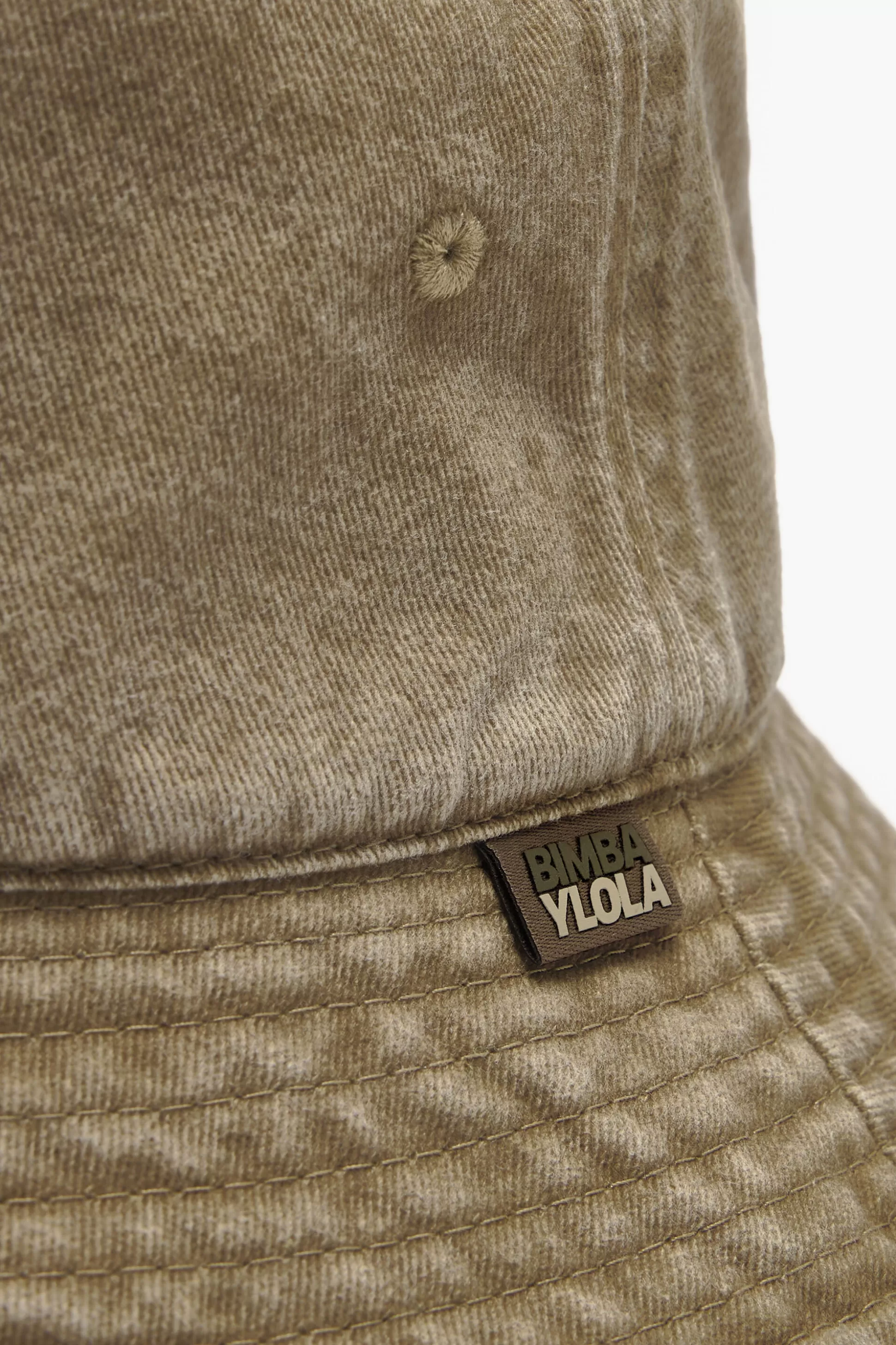 Discount BIMBA Y LOLA Gorro Bucket Algodao Caqui Lavado Khaki