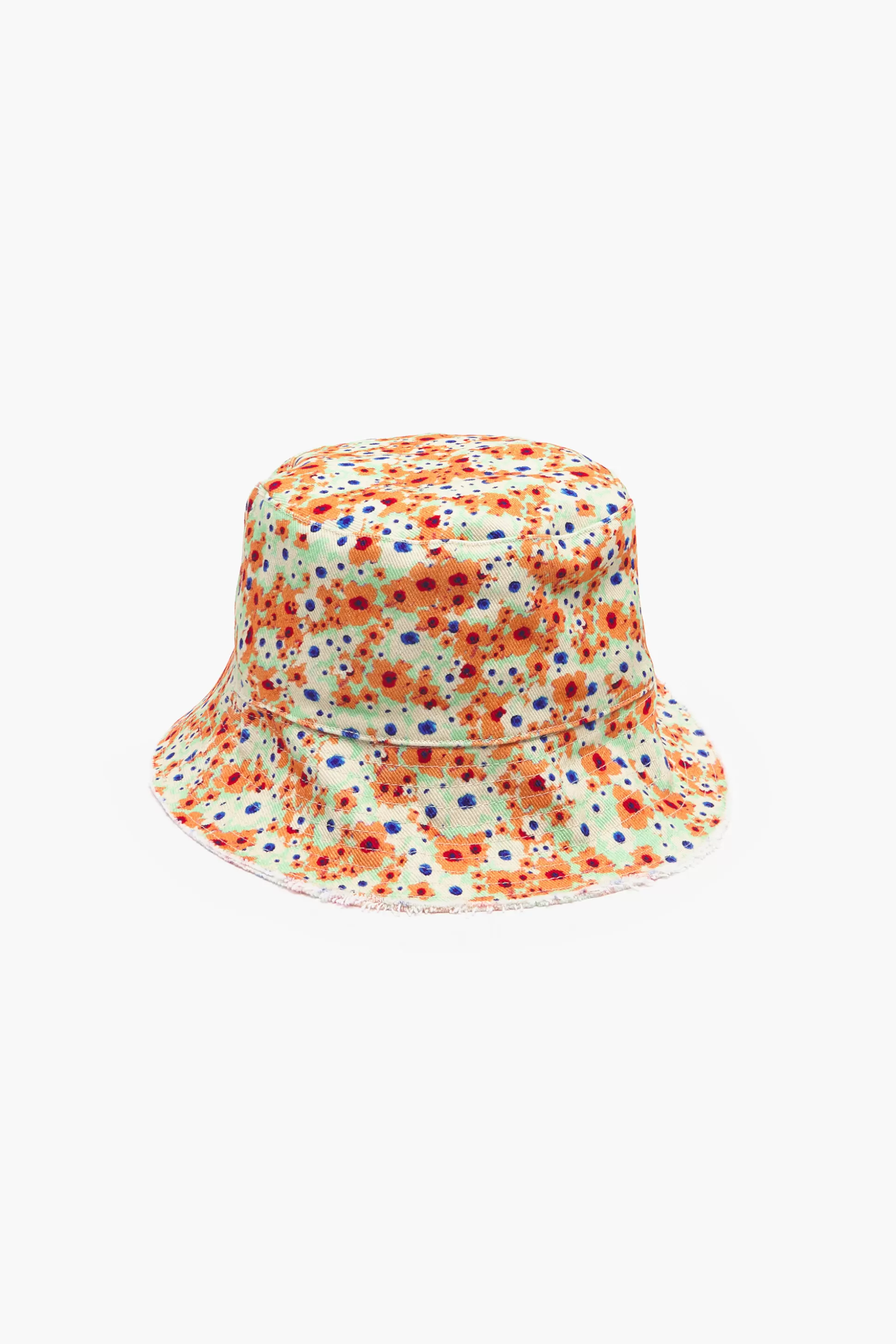 Store BIMBA Y LOLA Gorro Bucket Algodao Flowers Full Laranja