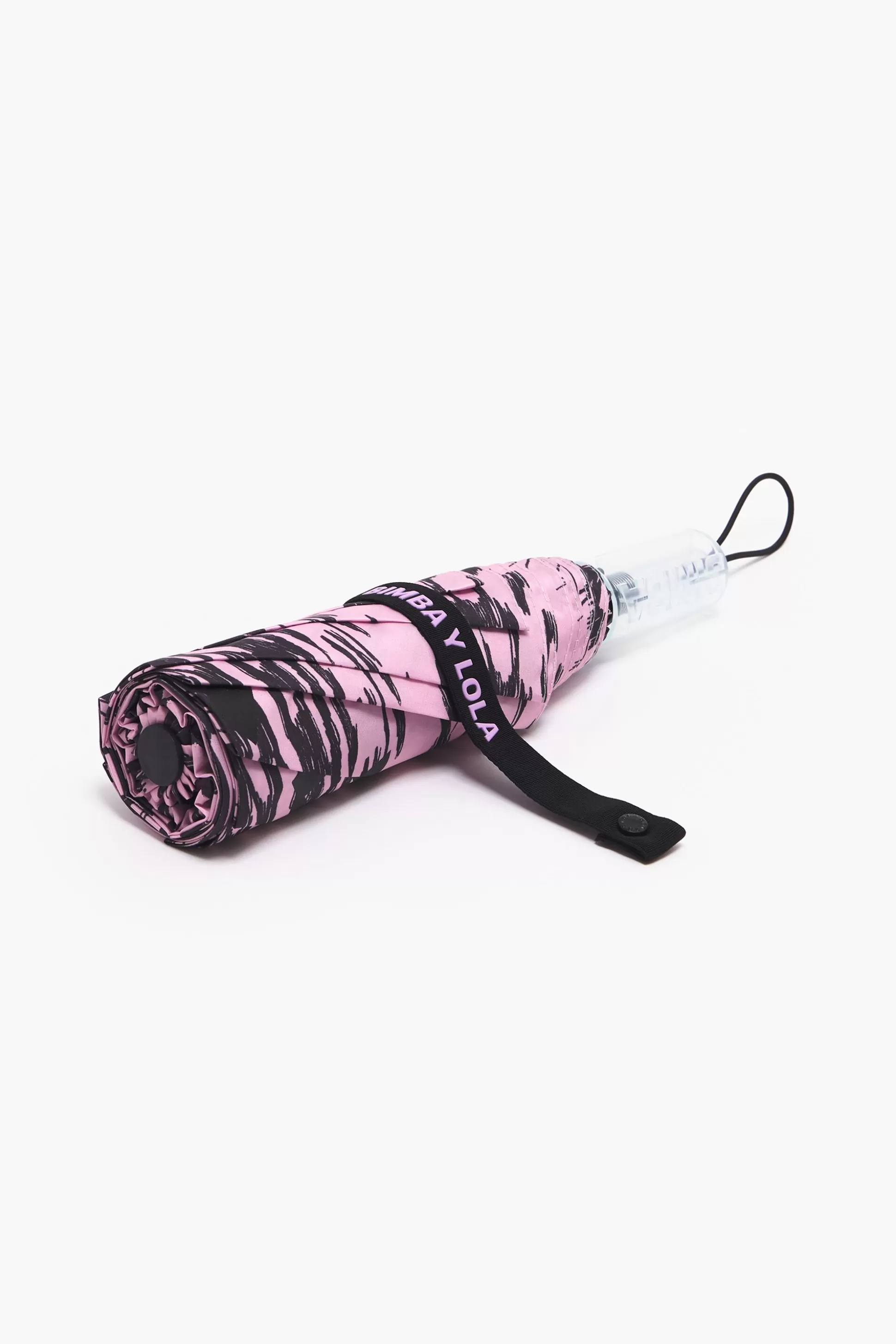 Flash Sale BIMBA Y LOLA Guarda-Chuva Logo Estampagem Rosa Butterfly Wing Bicolor Pink