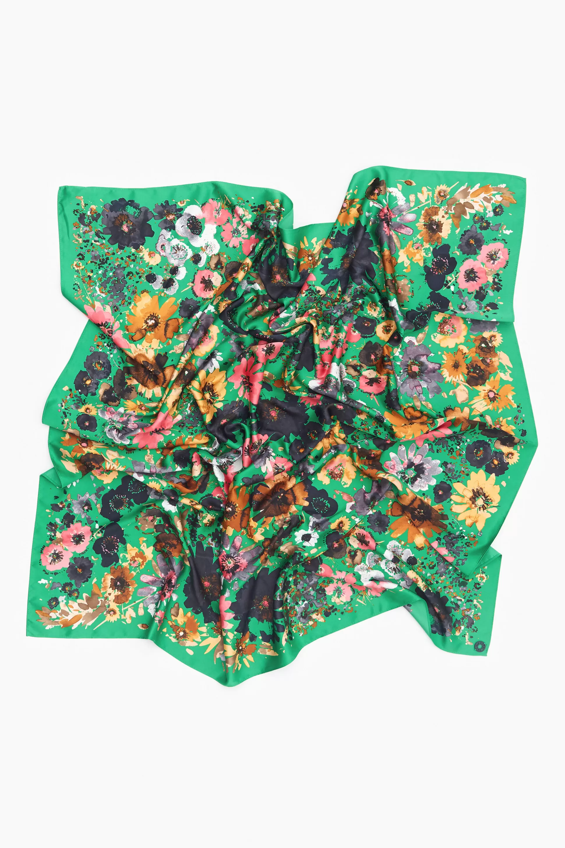 Cheap BIMBA Y LOLA Lenco Flores Aguarela Verde Green