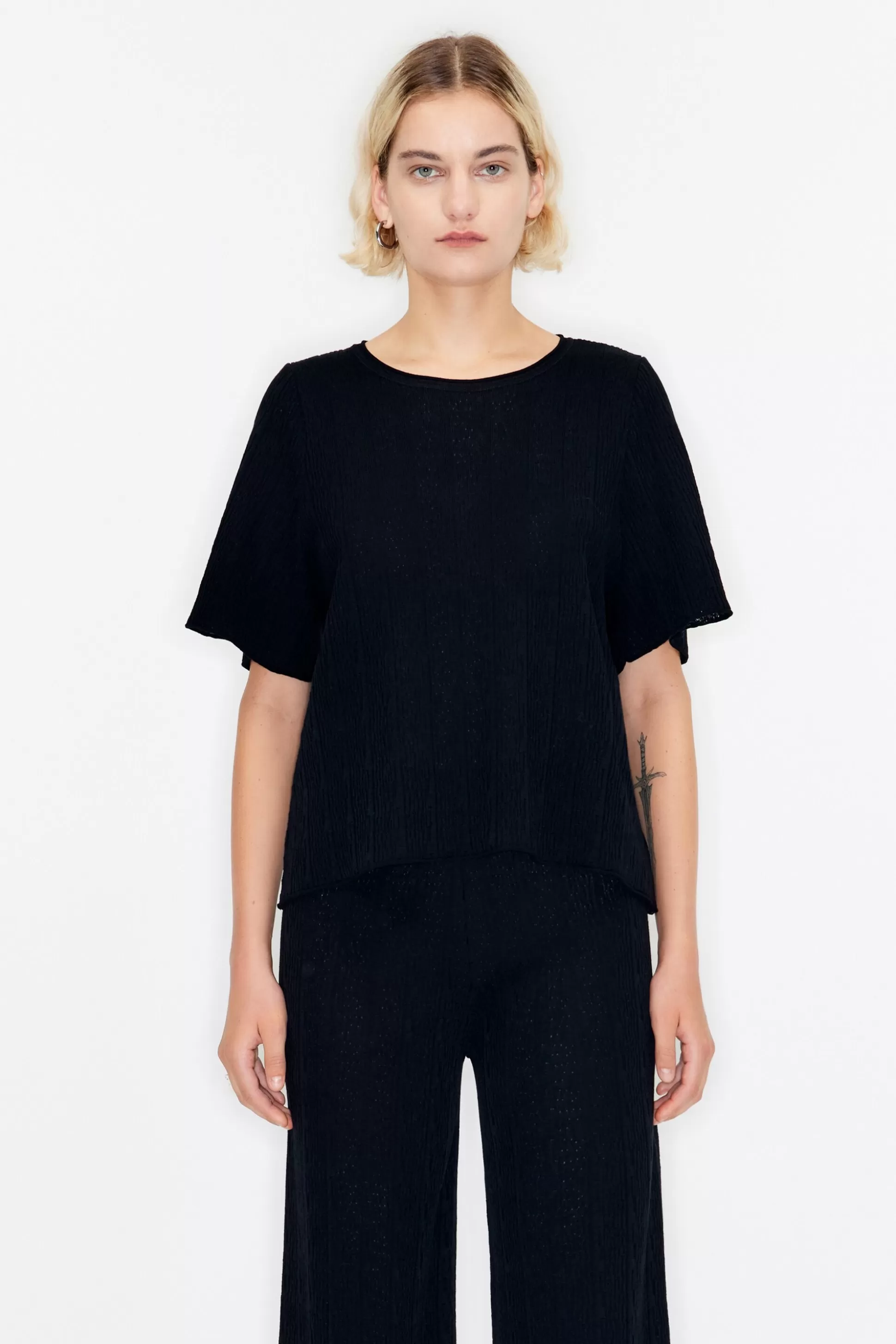 Store BIMBA Y LOLA Maglia Punto Nero Black