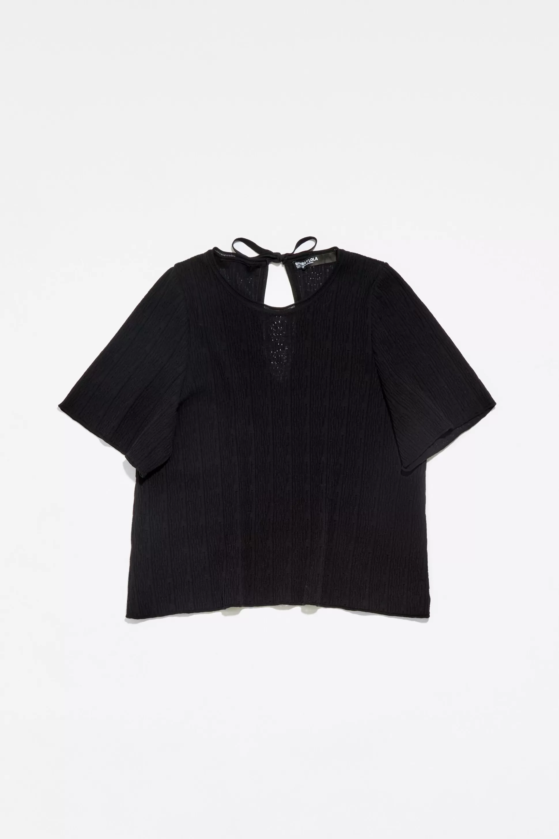 Store BIMBA Y LOLA Maglia Punto Nero Black