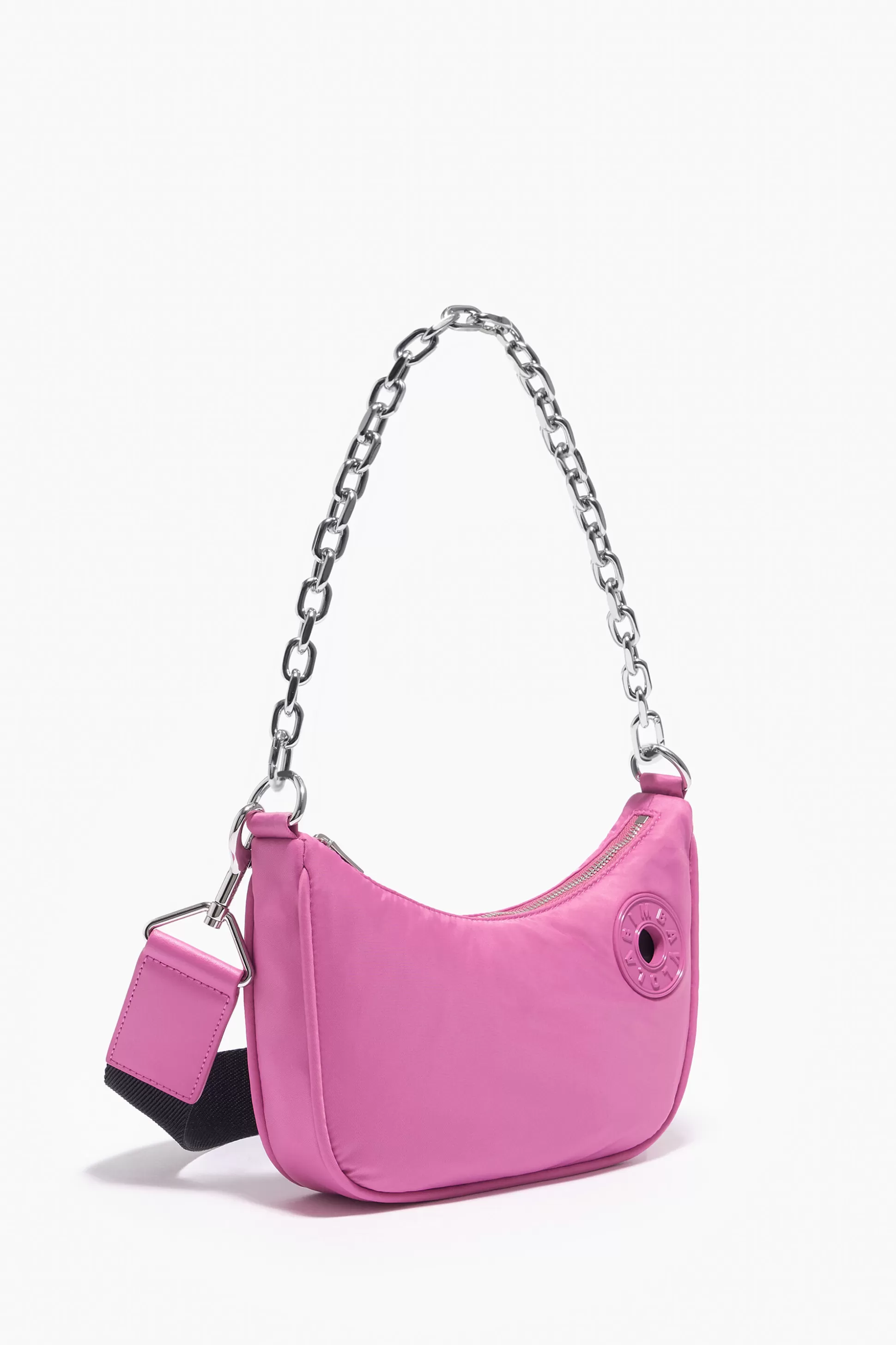 Shop BIMBA Y LOLA Mala Moon S Nylon Rosa Pink