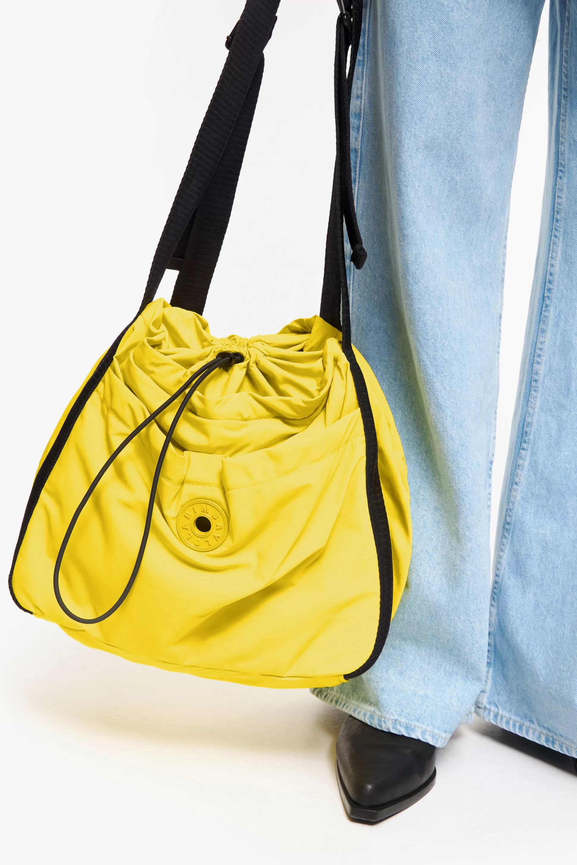 Cheap BIMBA Y LOLA Mala Saco L Nylon Amarelo Yellow