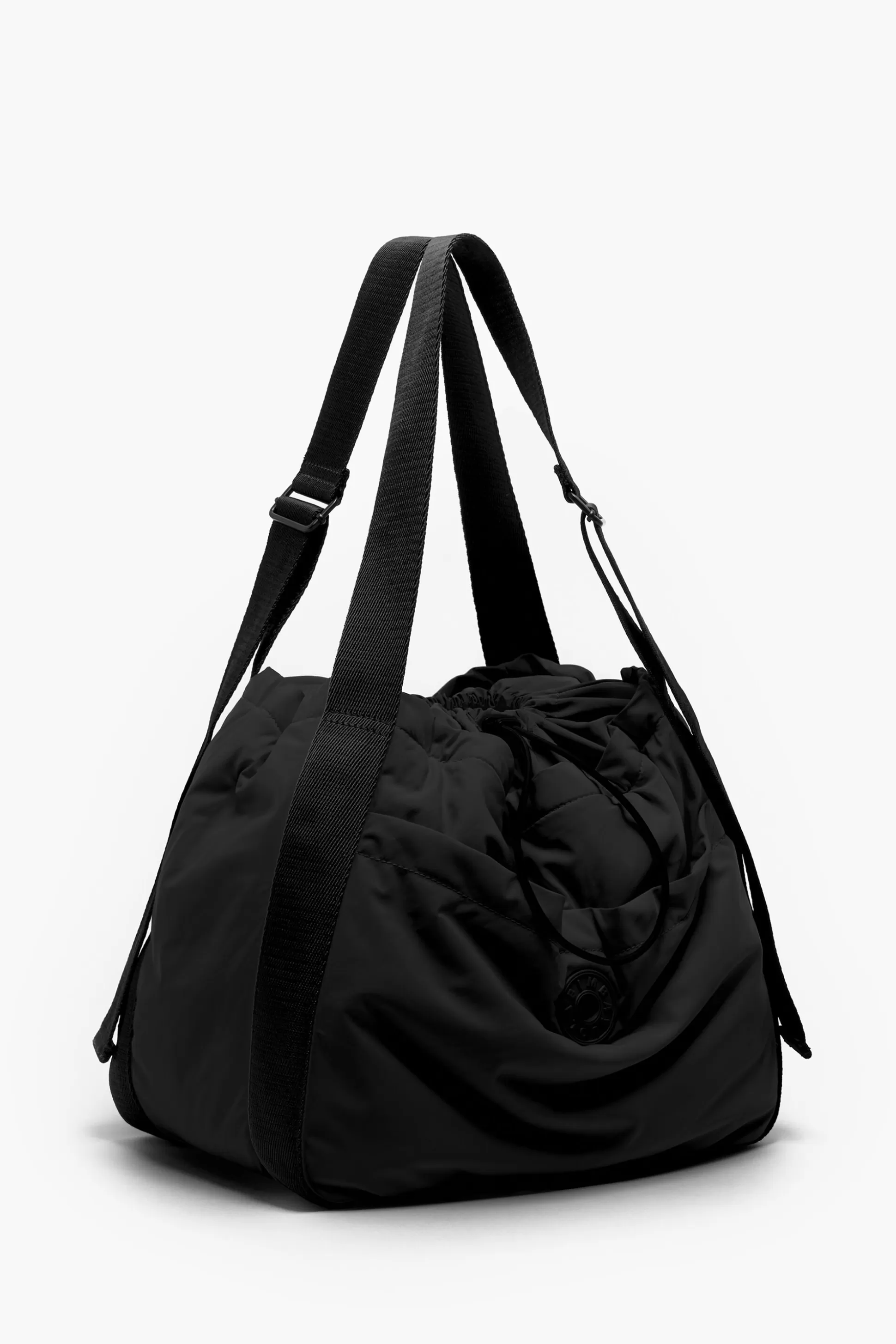 New BIMBA Y LOLA Mala Saco L Nylon Preto Black