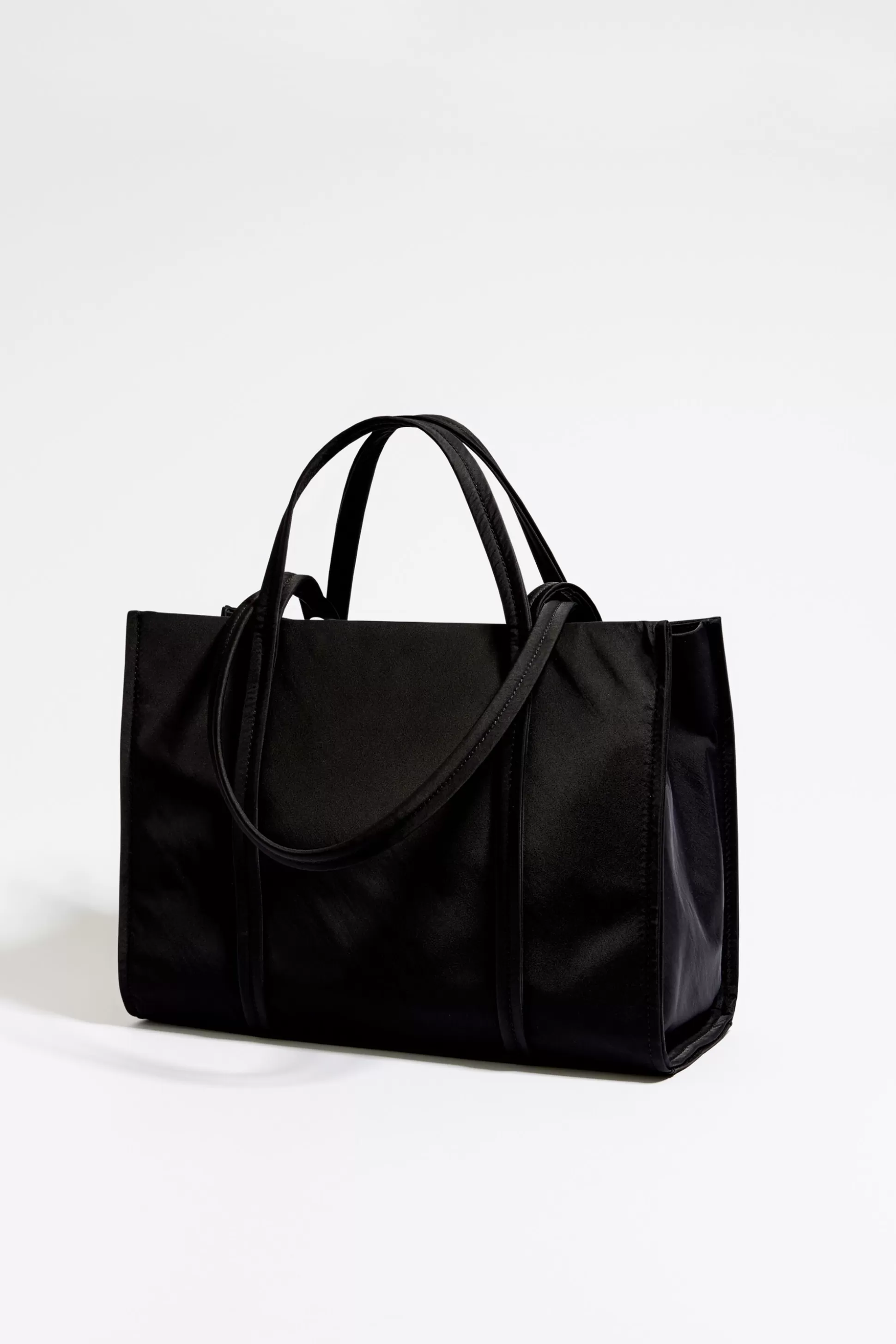 Discount BIMBA Y LOLA Mala Shopper L Nylon Preta Black