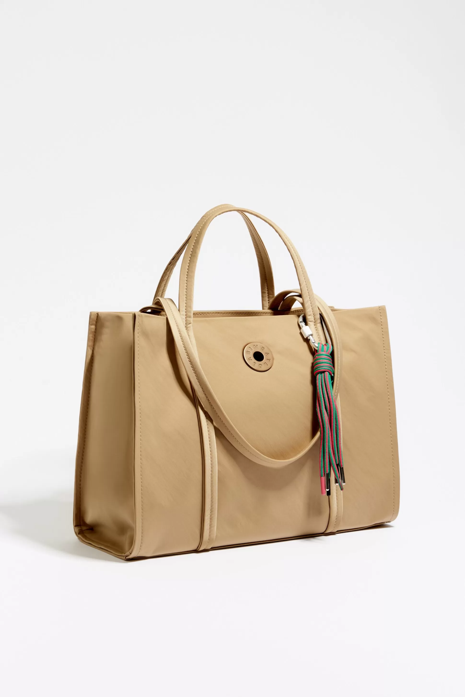 Online BIMBA Y LOLA Mala Shopper L Nylon Torrada Tan