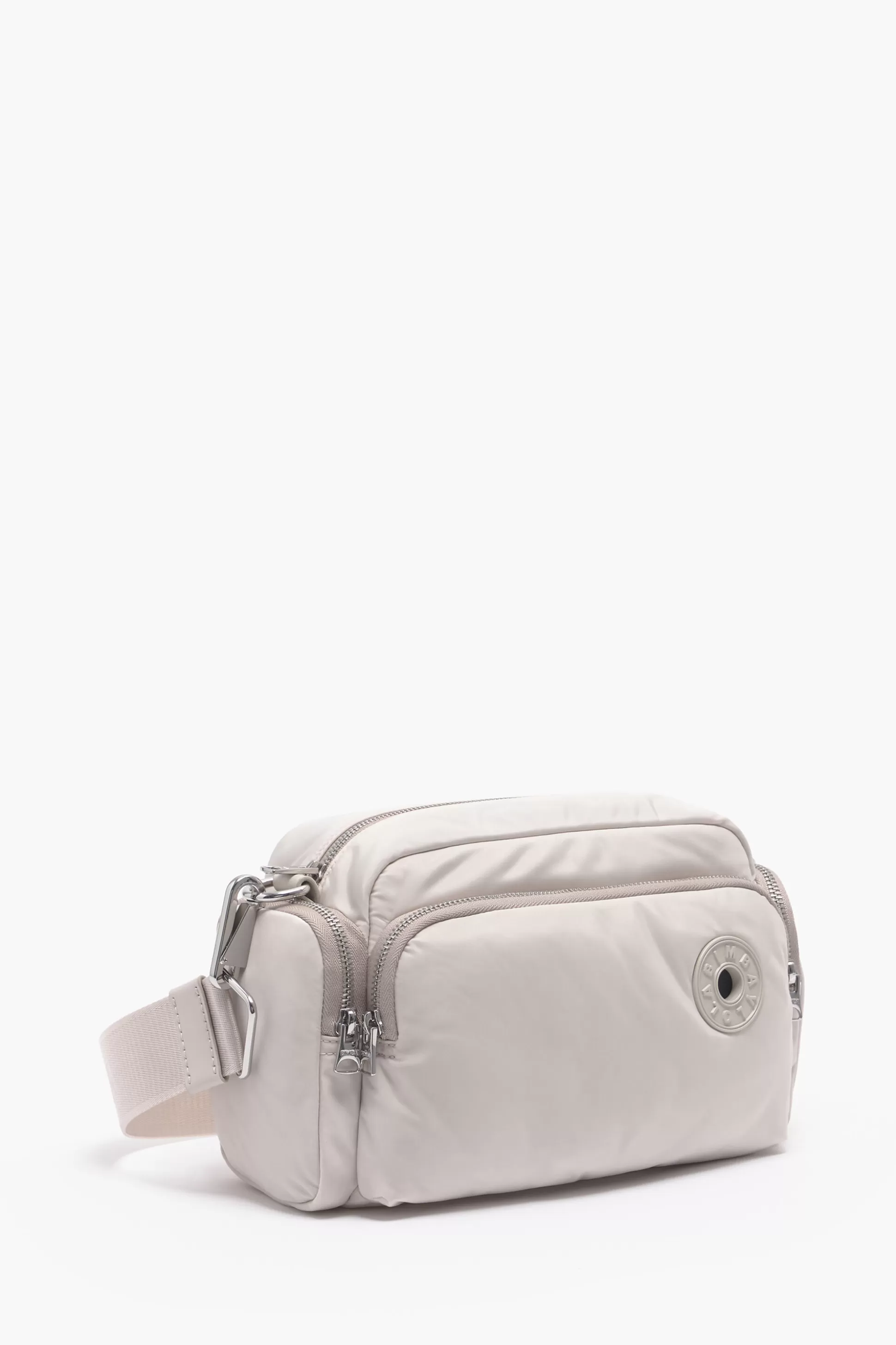 Best BIMBA Y LOLA Mala Tiracolo M Nylon Marfim Ivory