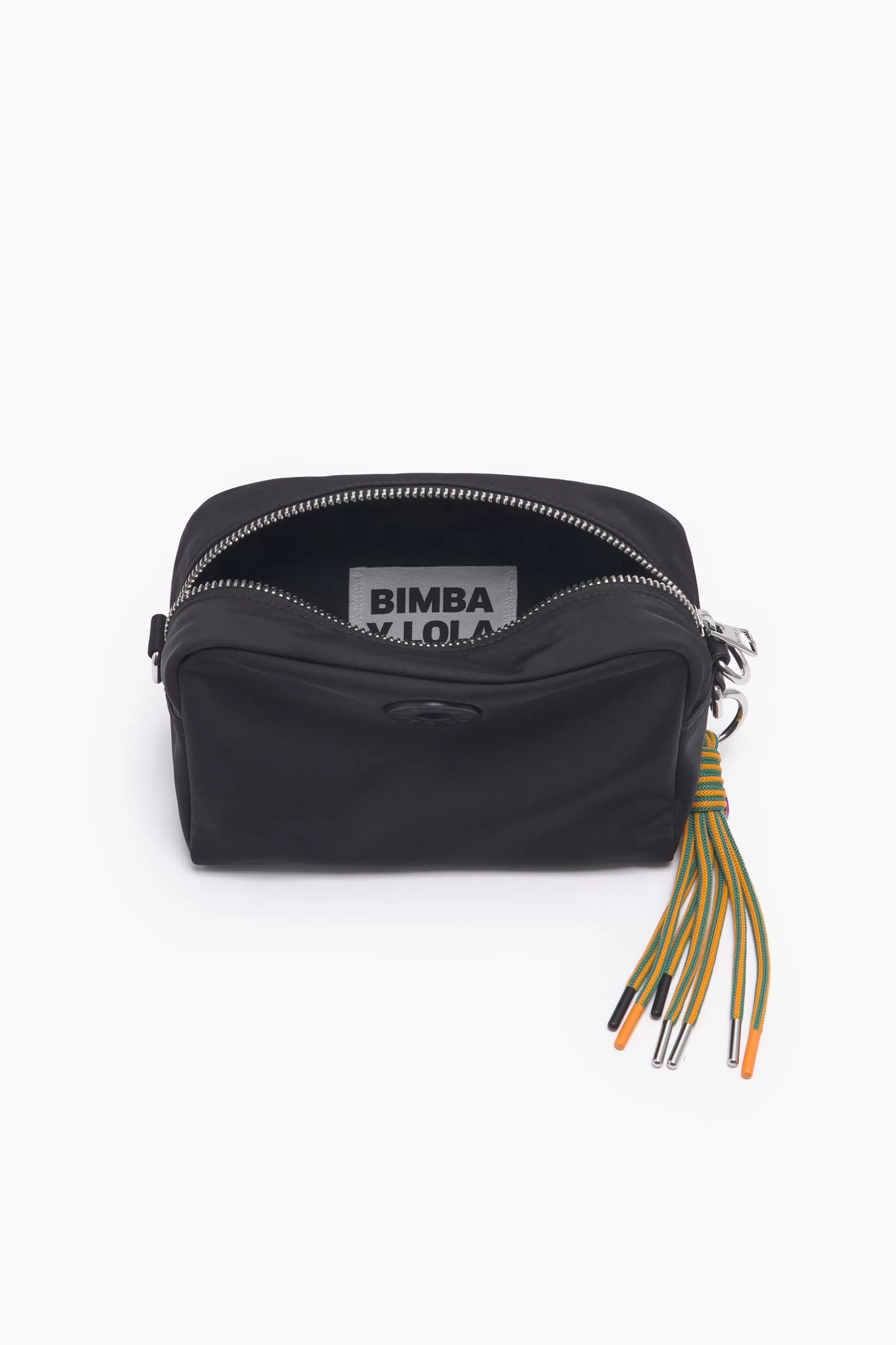 Cheap BIMBA Y LOLA Mala Tiracolo S Nylon Preta Black