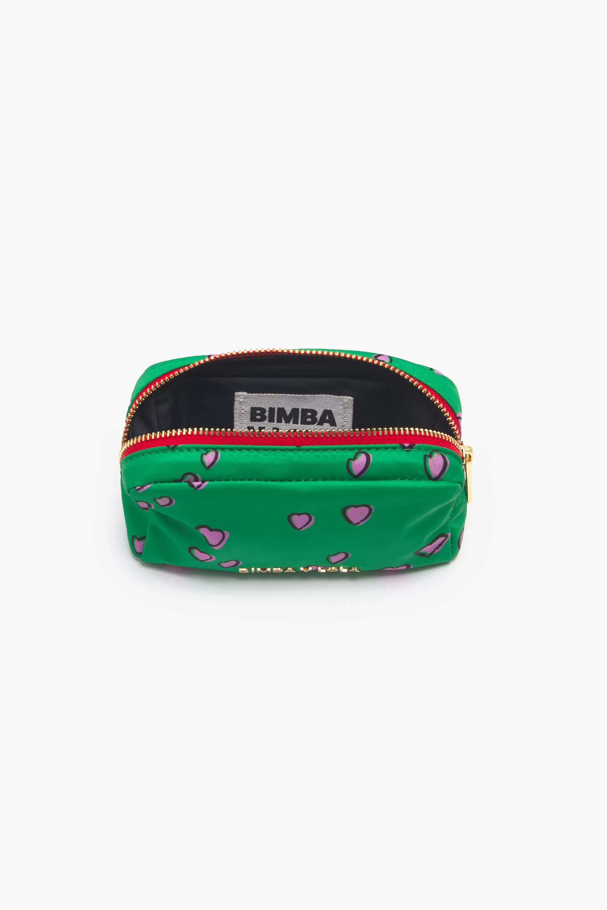 Discount BIMBA Y LOLA Necessaire Retangular Shearts Verde Small Hearts Green