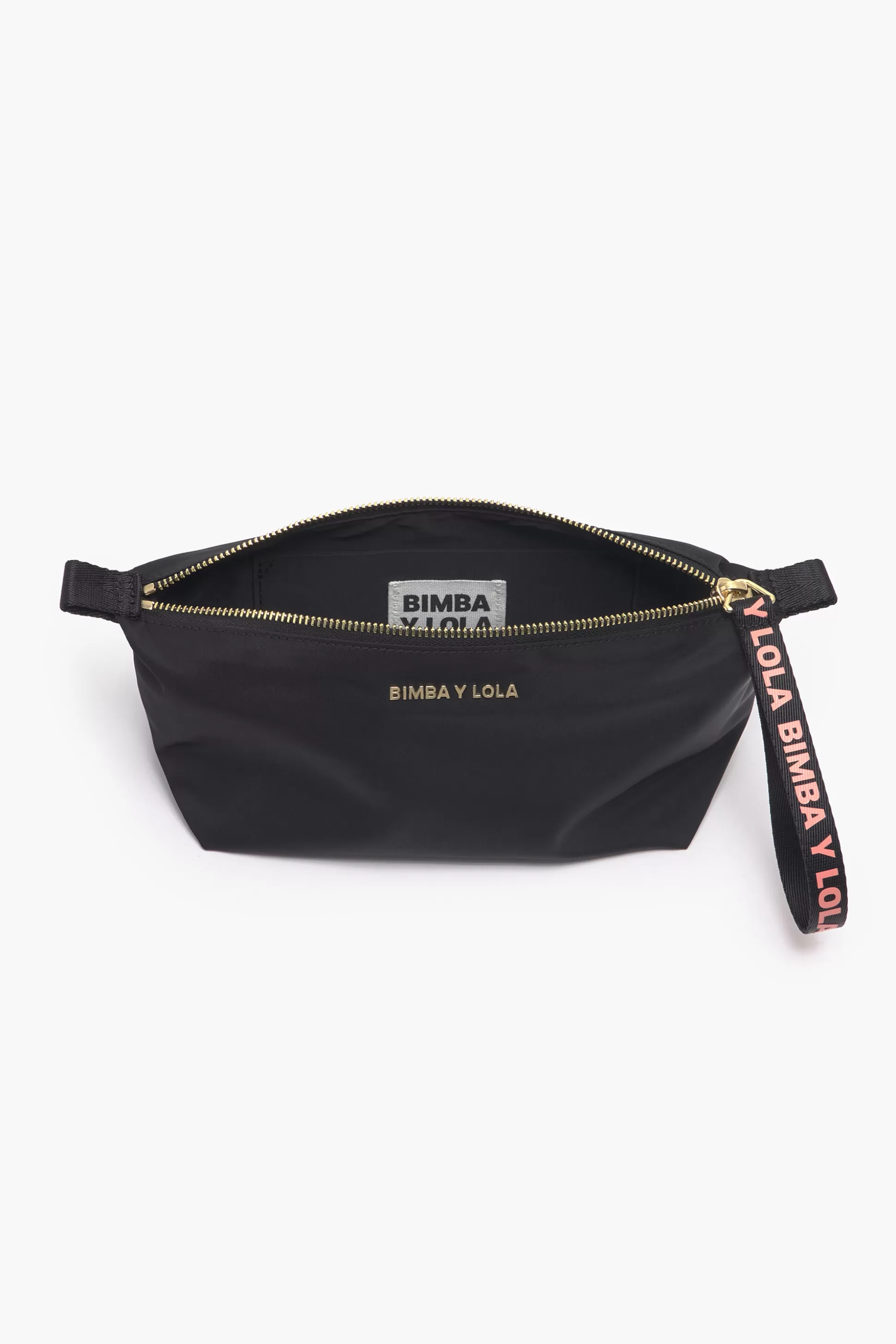 Sale BIMBA Y LOLA Necessaire Trapezio M Nylon Preto Black