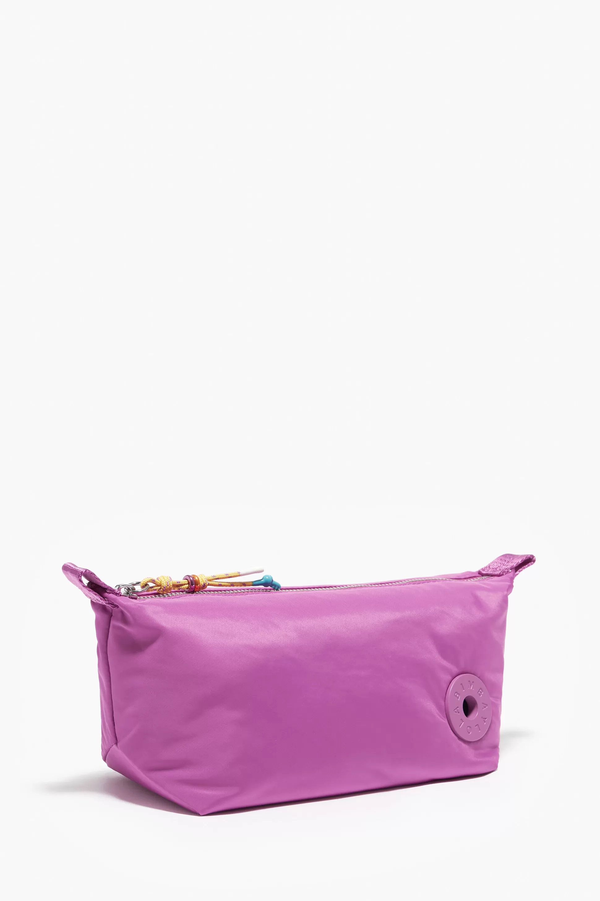 Hot BIMBA Y LOLA Necessaire Trapezio M Nylon Rosa Violet