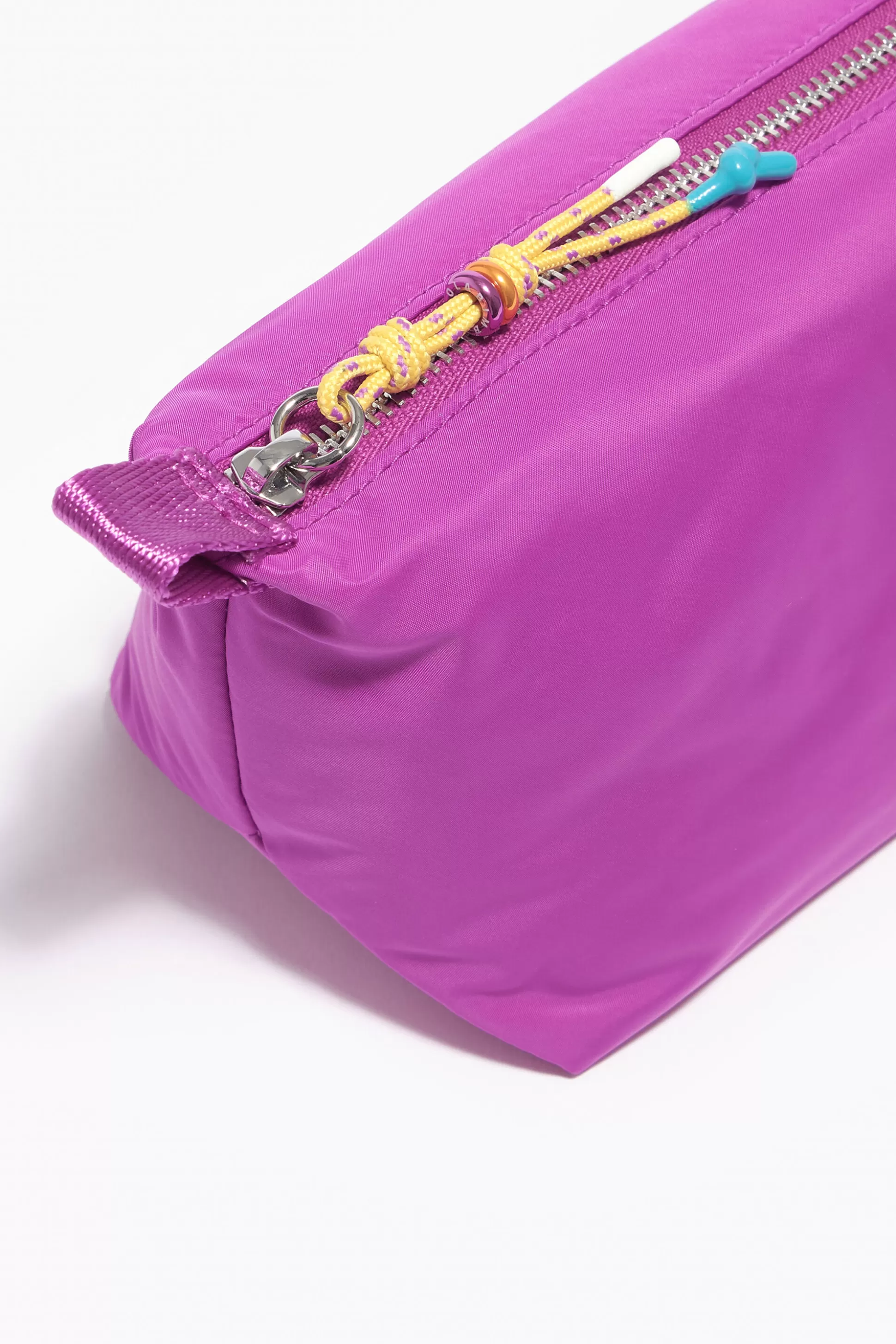 Hot BIMBA Y LOLA Necessaire Trapezio M Nylon Rosa Violet