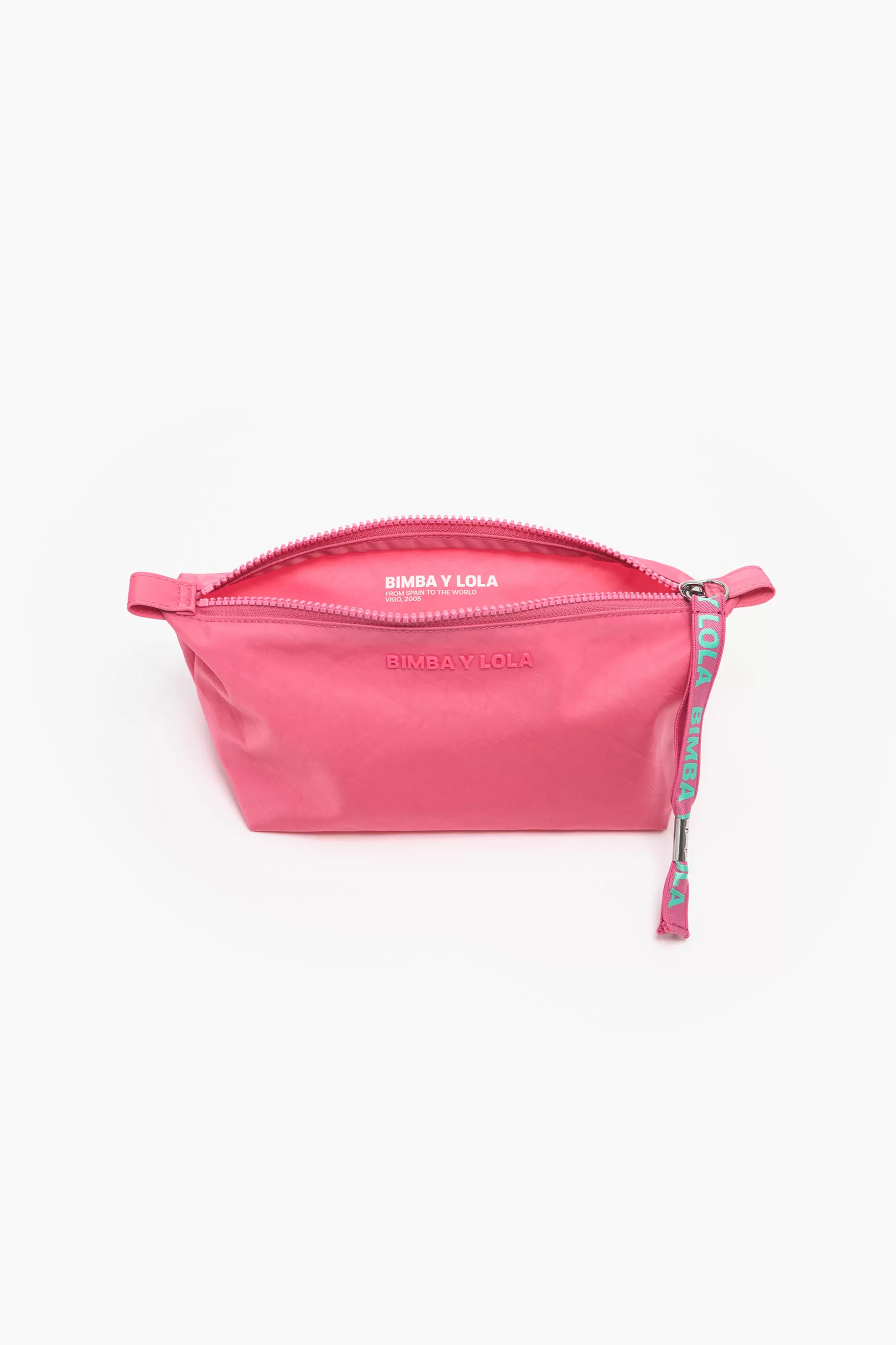 Cheap BIMBA Y LOLA Necessaire Trapezio M Rosa-Neon Neon Pink