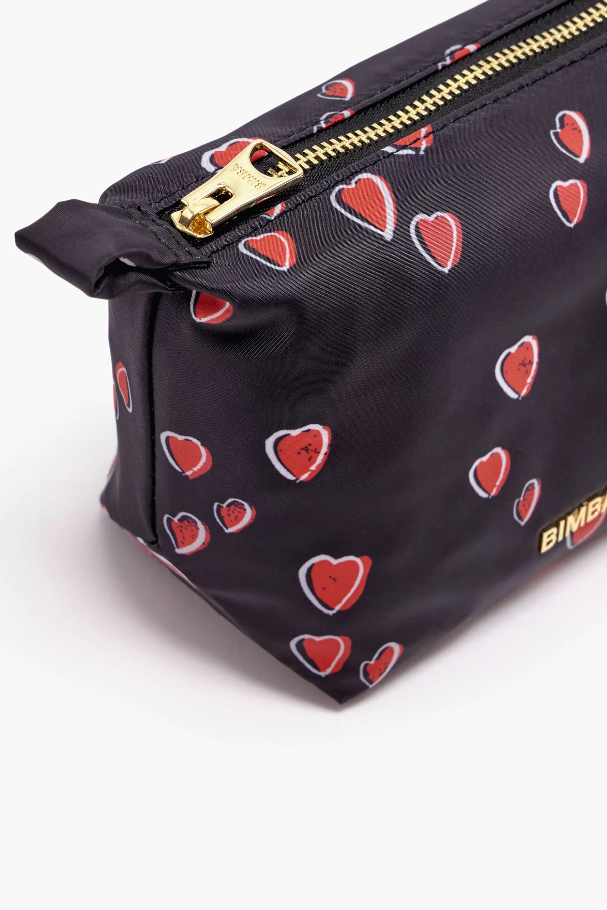 Best Sale BIMBA Y LOLA Necessaire Trapezio S Hearts Preto Small Hearts Black