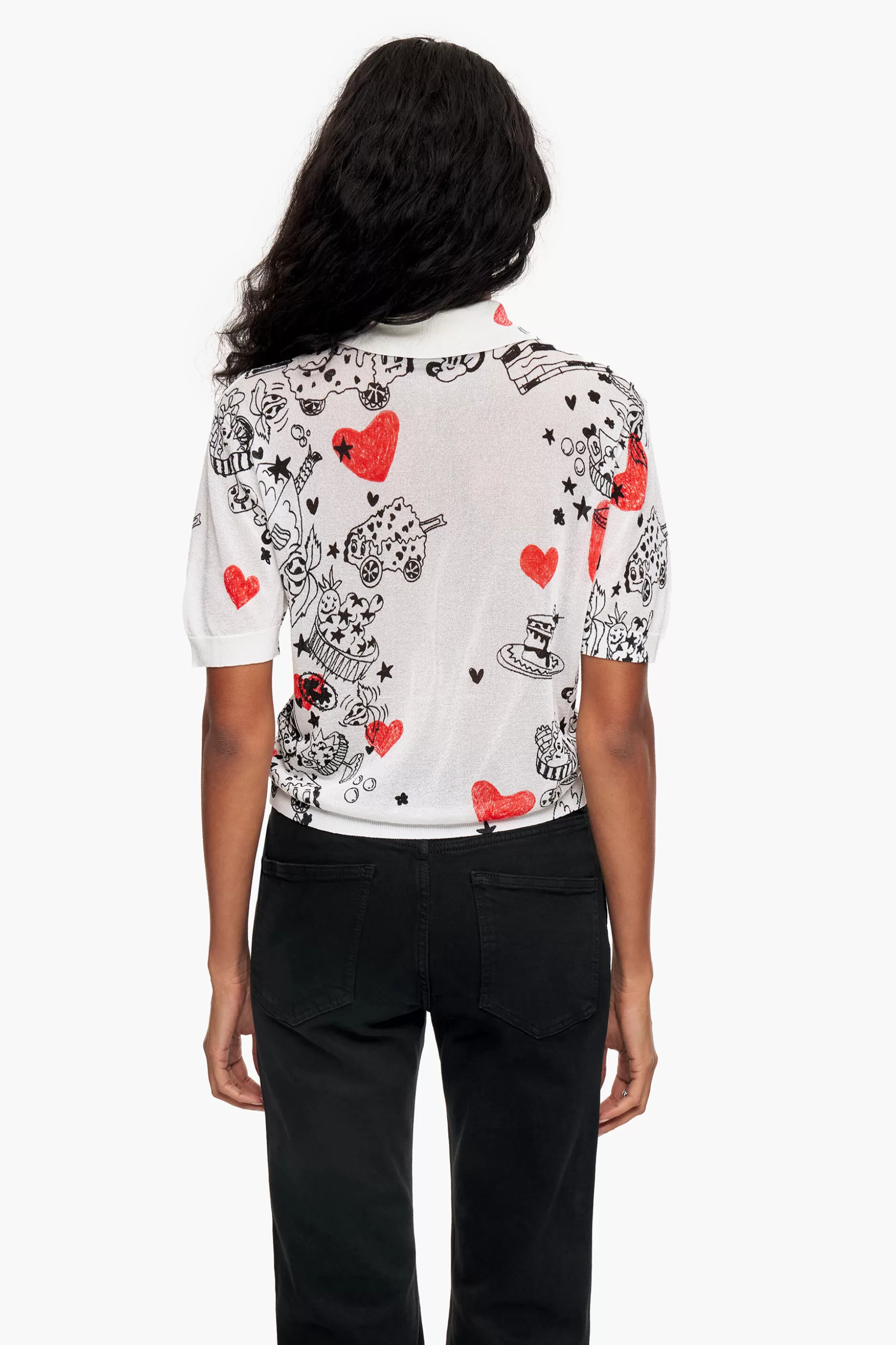 Flash Sale BIMBA Y LOLA Polo Justo Nickname Heart