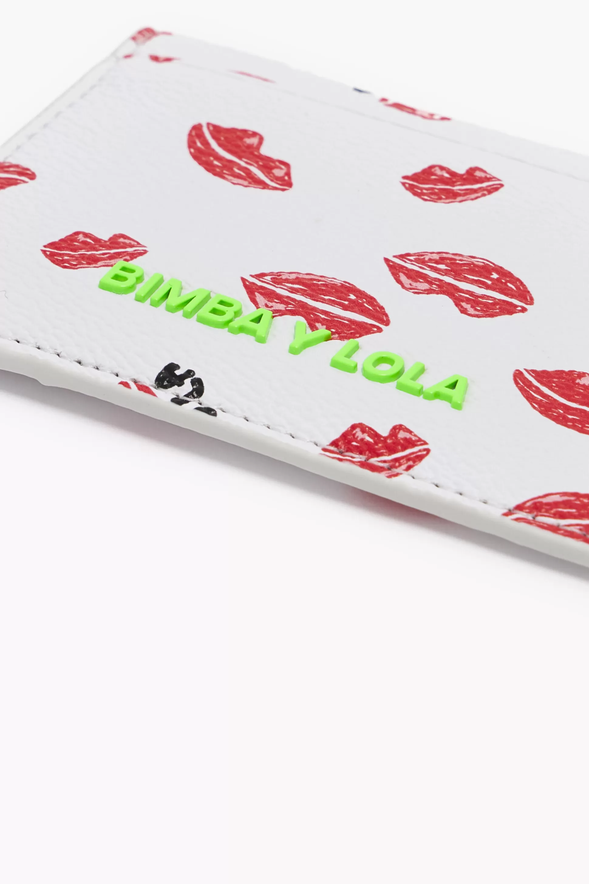 Online BIMBA Y LOLA Porta-cartões Quadrado Labios Branco Lips White