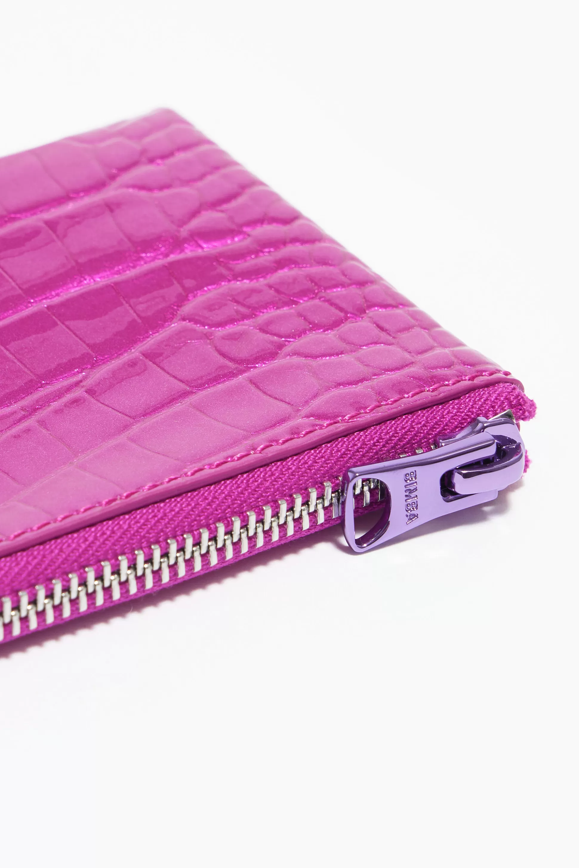 Shop BIMBA Y LOLA Porta-Moedas Crocodilo S Fucsia Fuchsia