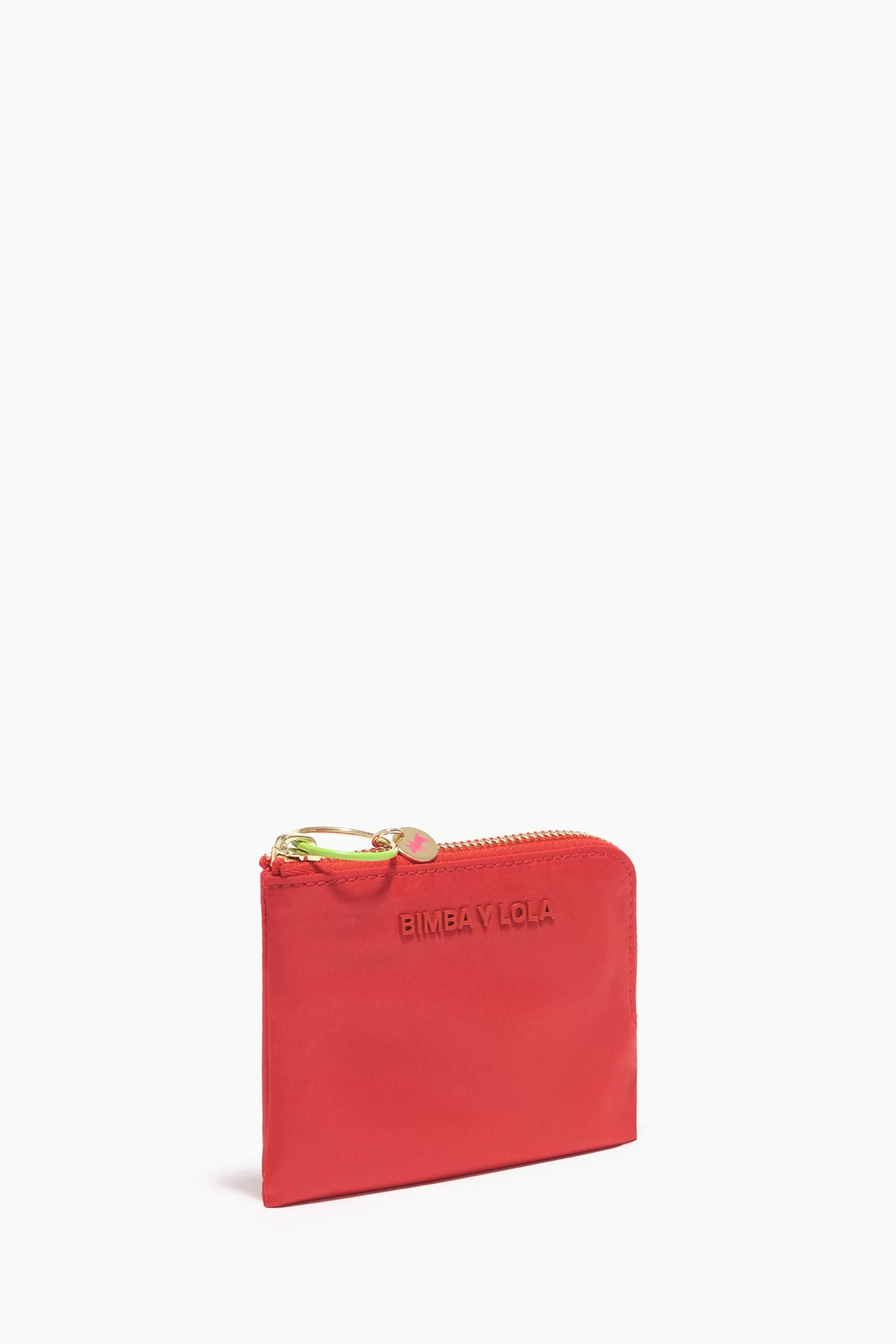 Flash Sale BIMBA Y LOLA Porta-Moedas Curvo Nylon Vermelho Red