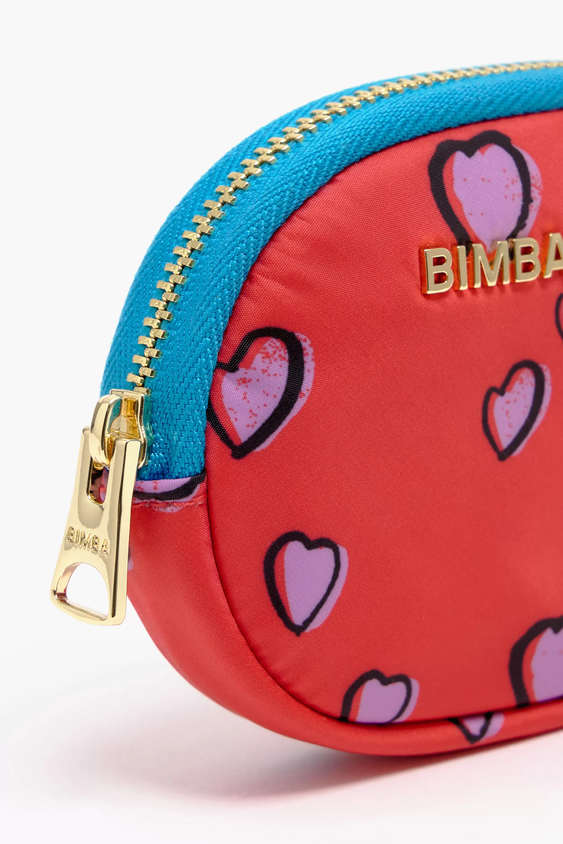 Best BIMBA Y LOLA Porta-Moedas Oval Hearts Vermelho Small Hearts Red