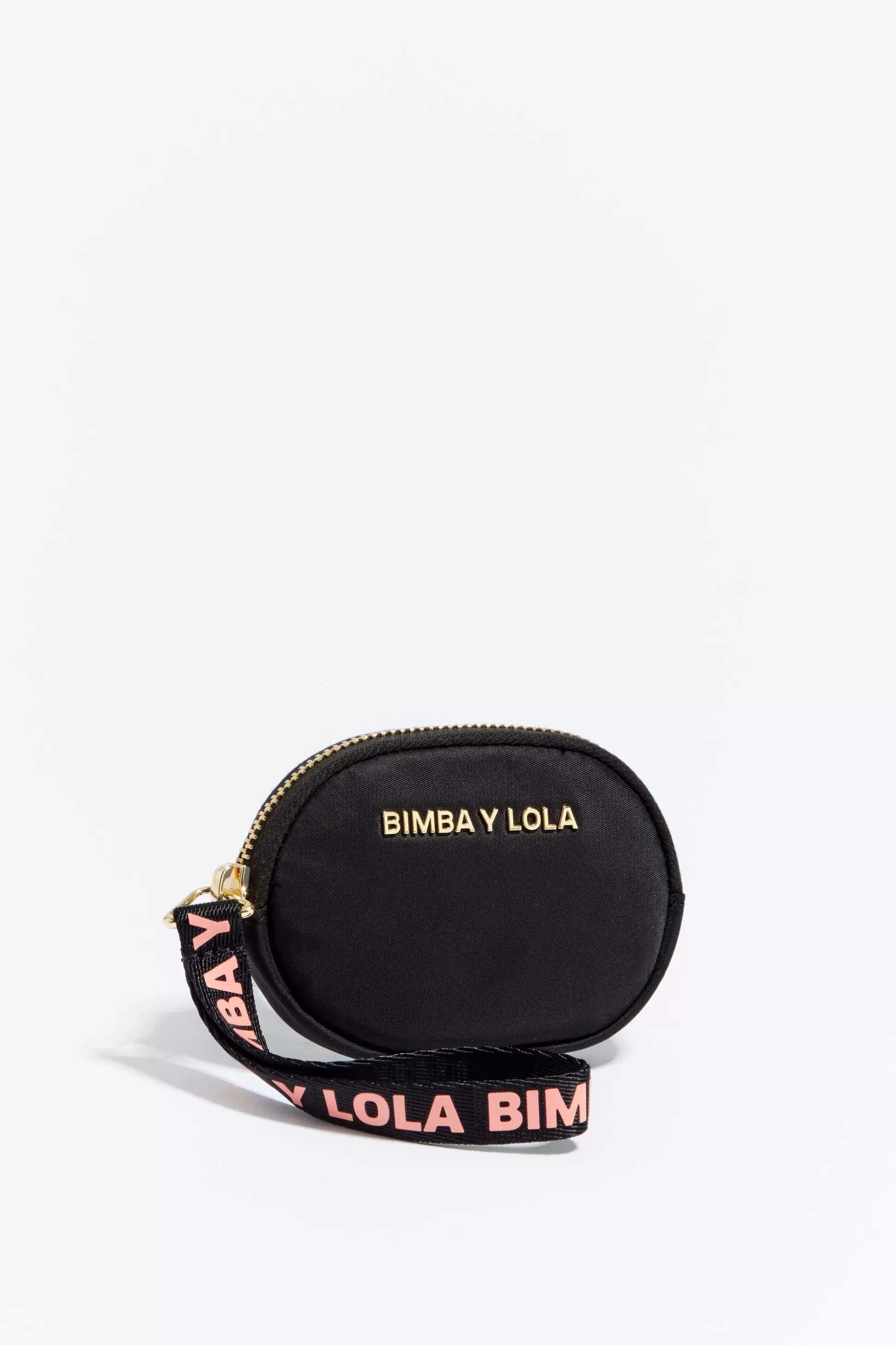 Shop BIMBA Y LOLA Porta-Moedas Oval Nylon Preto Black