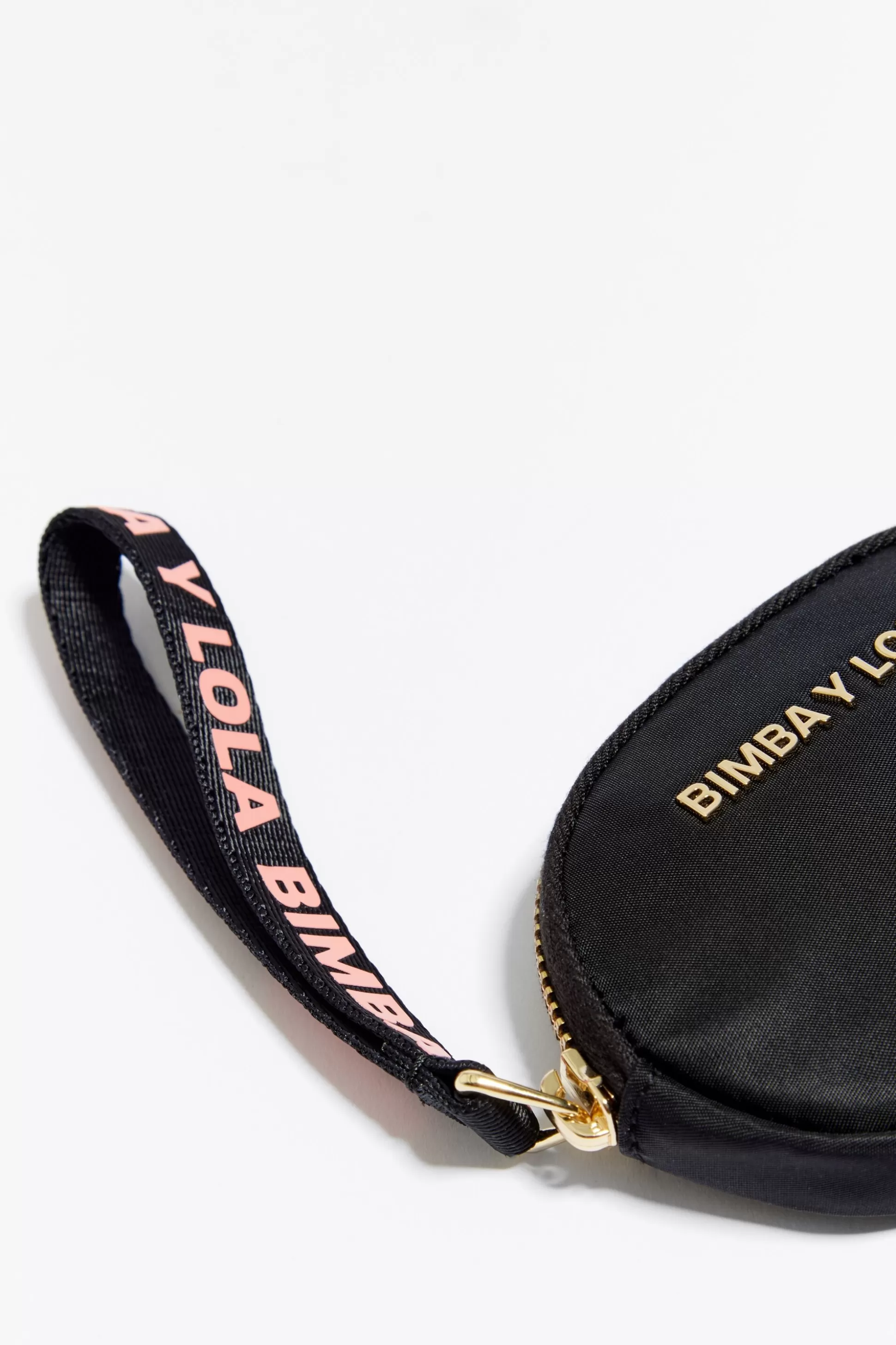 Shop BIMBA Y LOLA Porta-Moedas Oval Nylon Preto Black