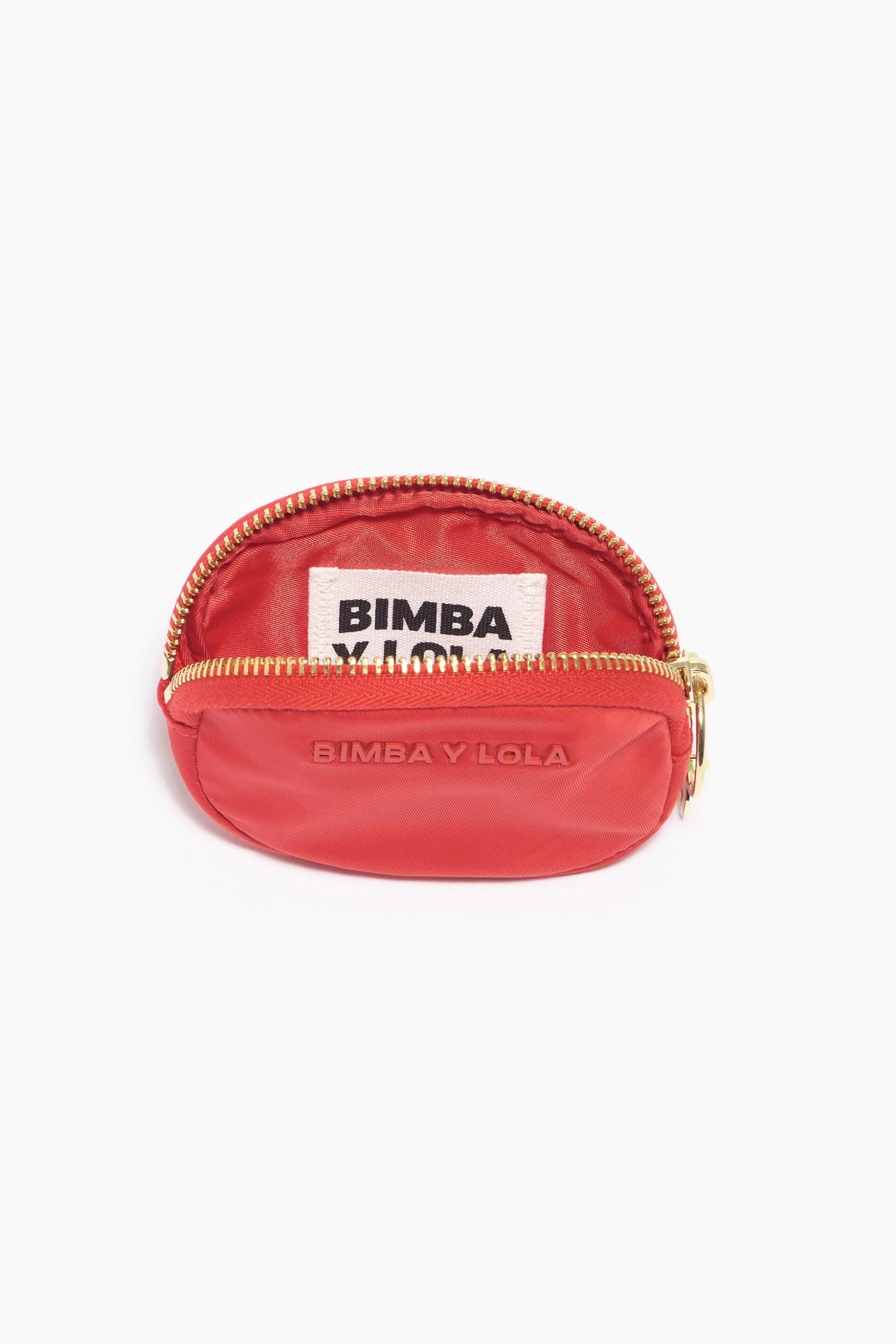 Shop BIMBA Y LOLA Porta-Moedas Oval Nylon Vermelho Red