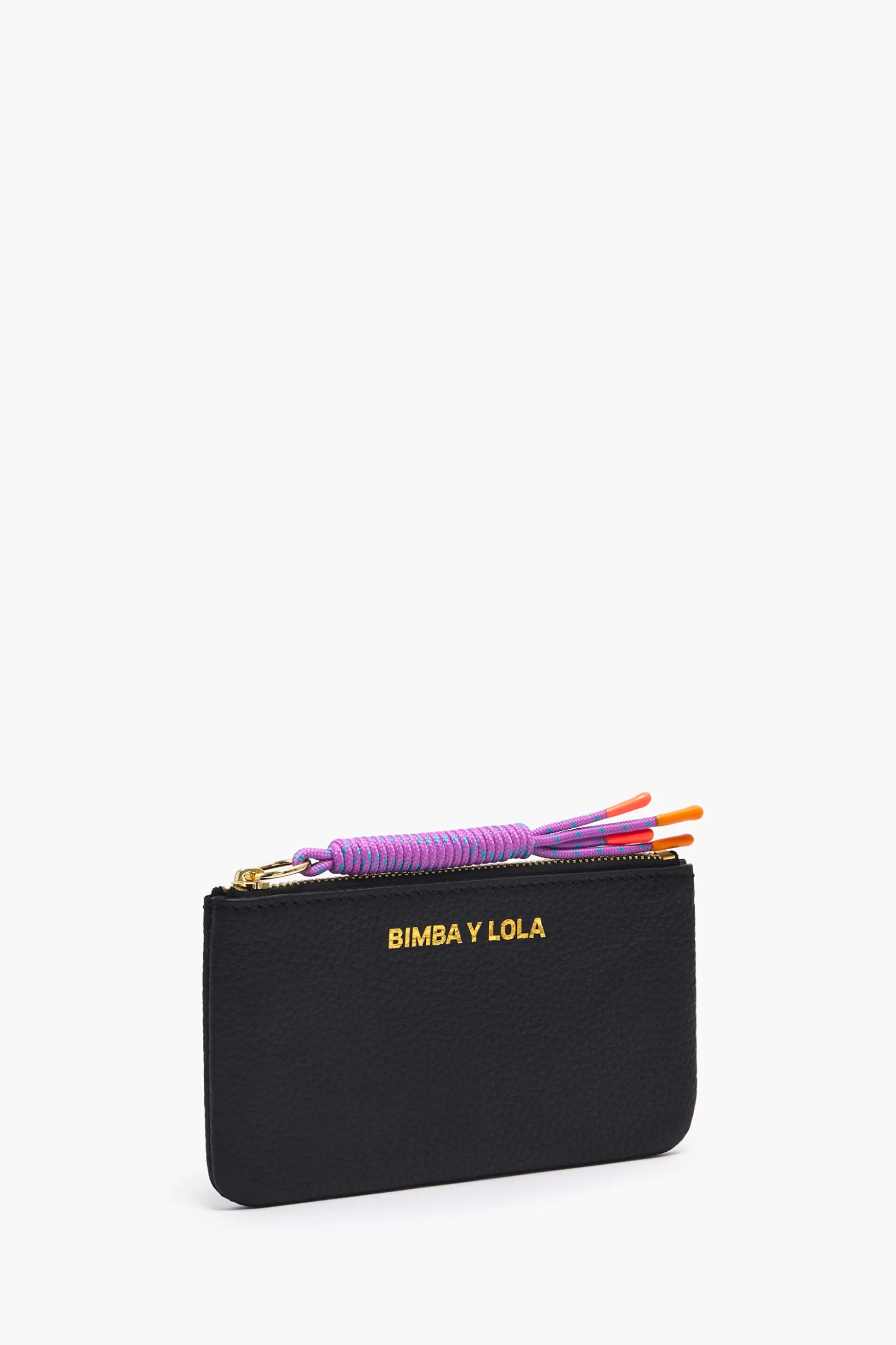 Discount BIMBA Y LOLA Porta-Moedas Retangular Pele Preto Black