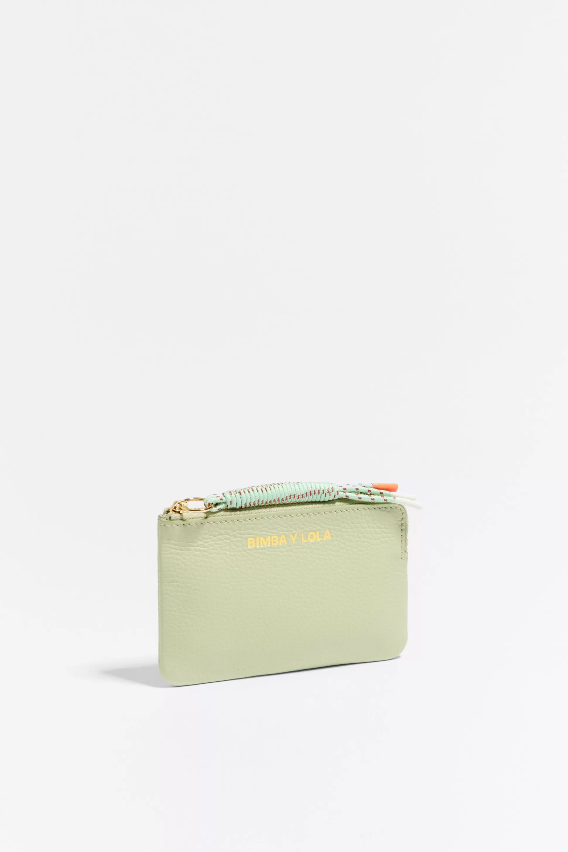 Best Sale BIMBA Y LOLA Porta-Moedas Retangular S Pele Verde-Pastel Pastel Green