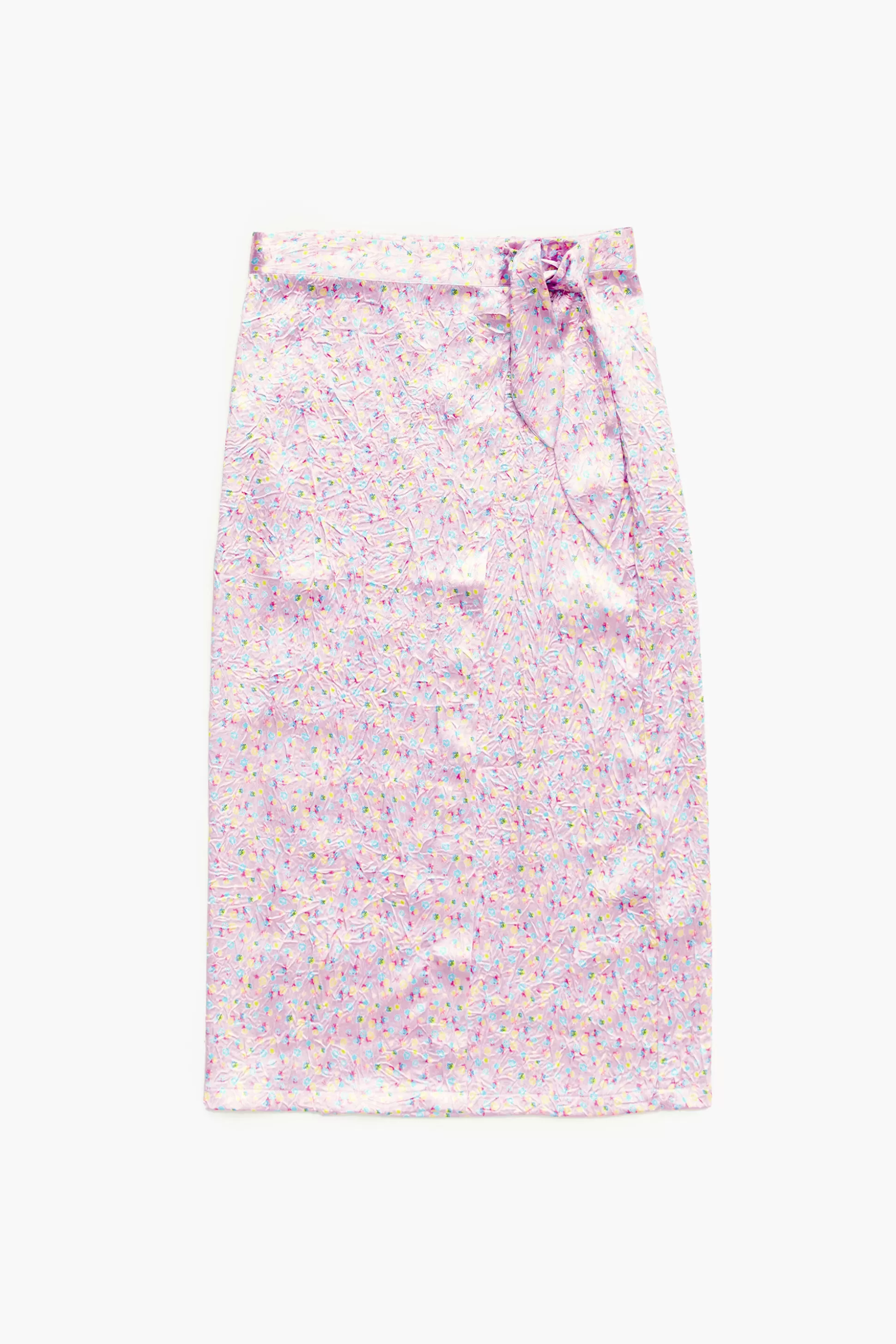 Store BIMBA Y LOLA Saia Pareo Midi Print Spraymini Rosa Spray Flowers Mini Light Pink