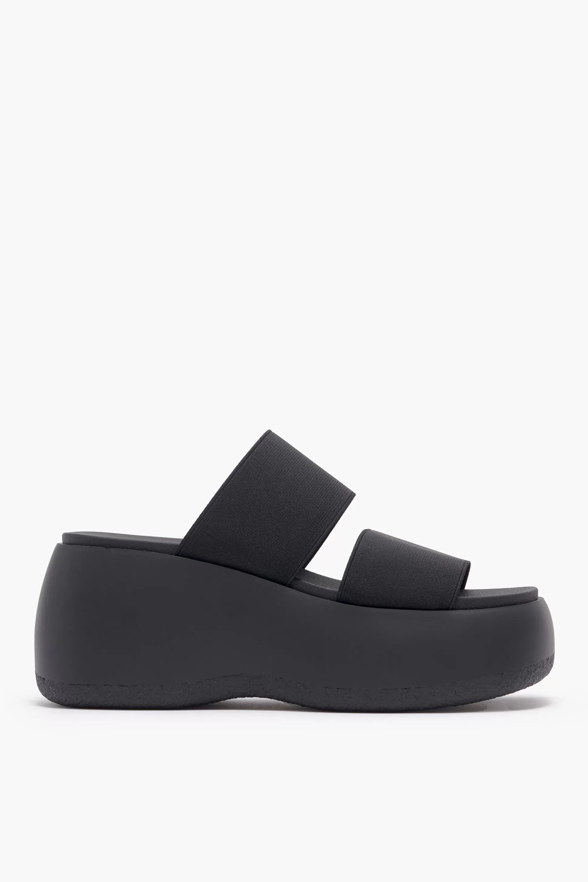 Clearance BIMBA Y LOLA Sandalia Plataforma Elasticos Preta Black