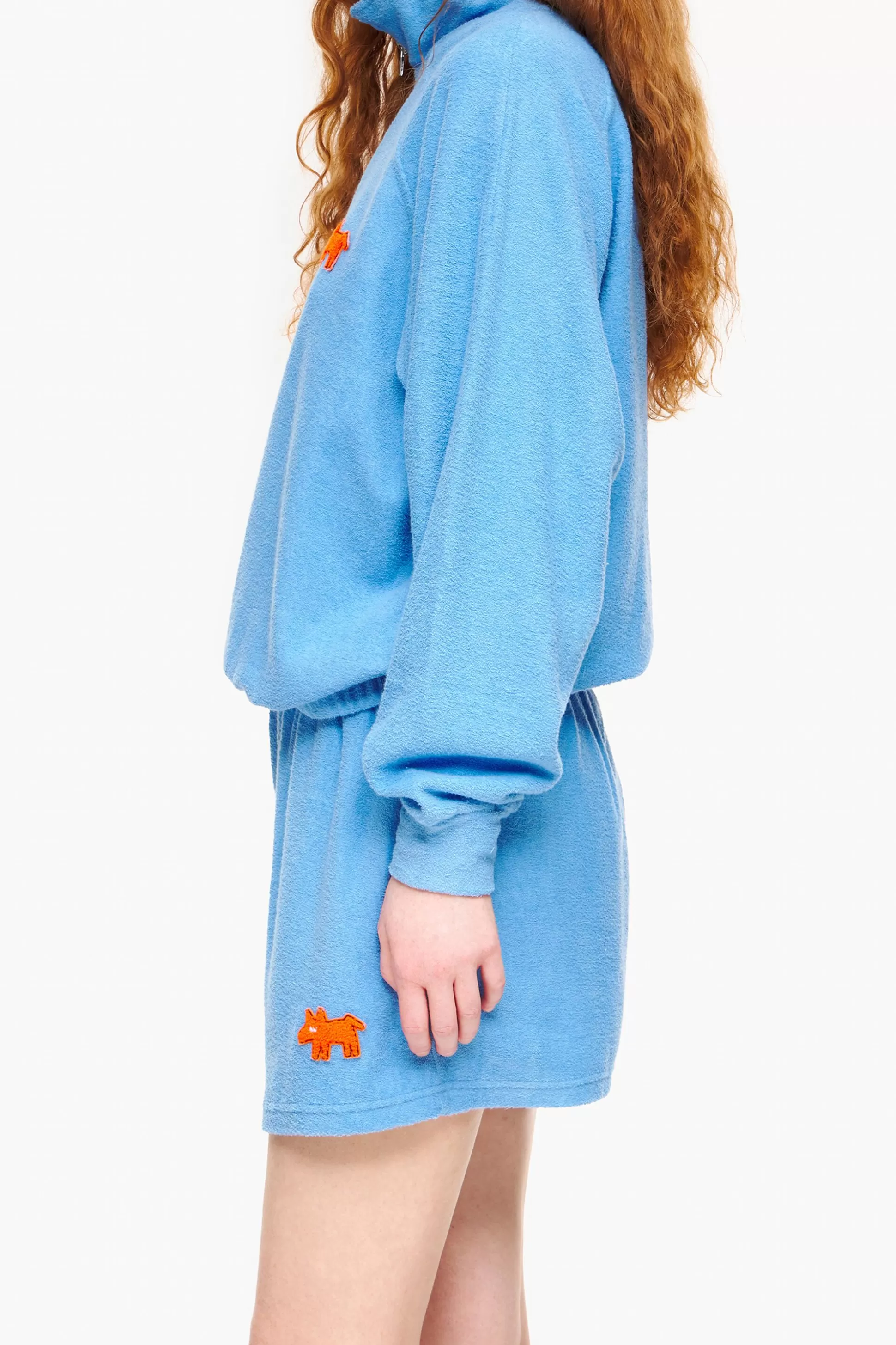 Online BIMBA Y LOLA Sweatshirt Turco Azul Blue