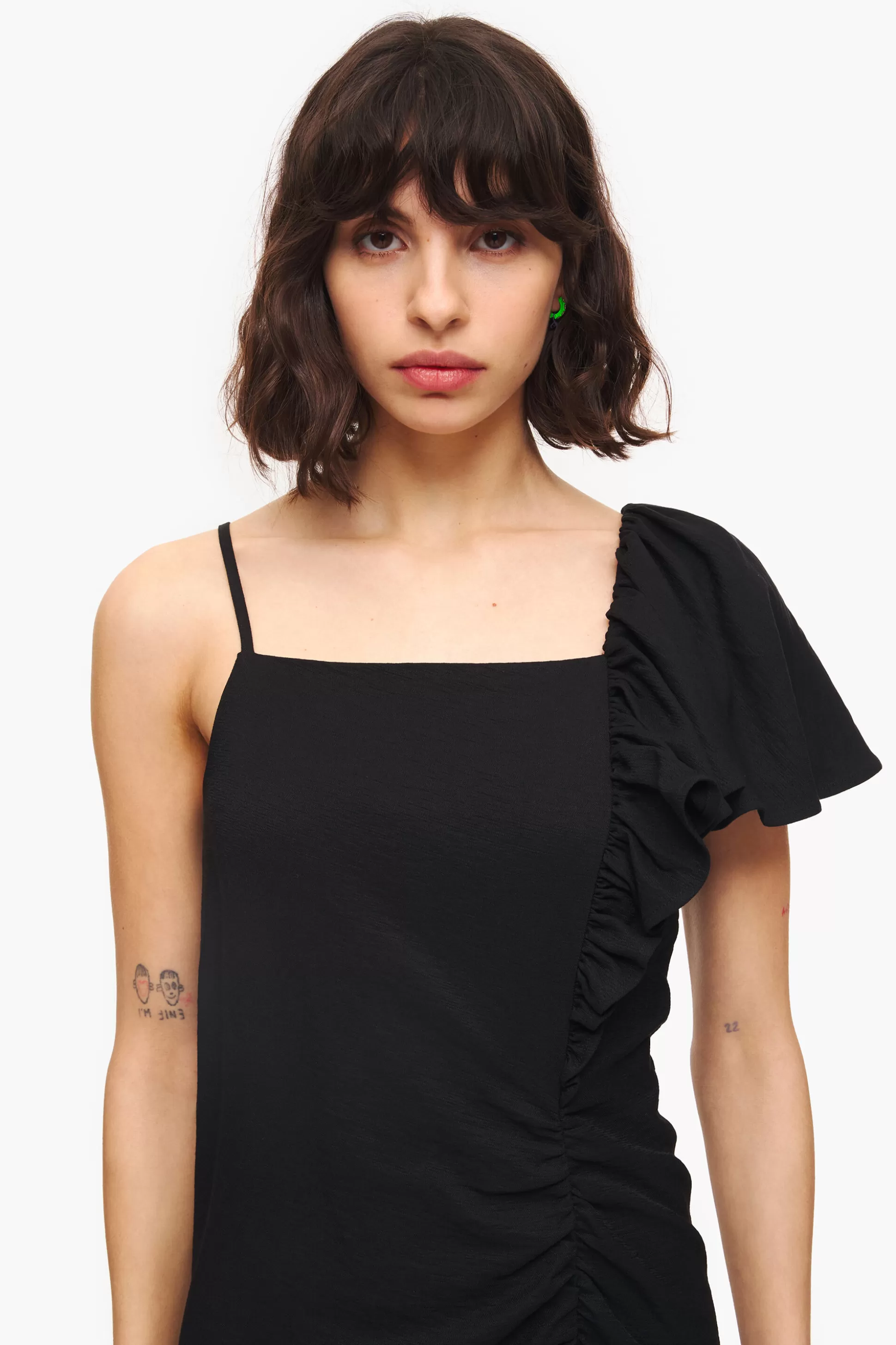 Sale BIMBA Y LOLA Vestido Midi Preto Black