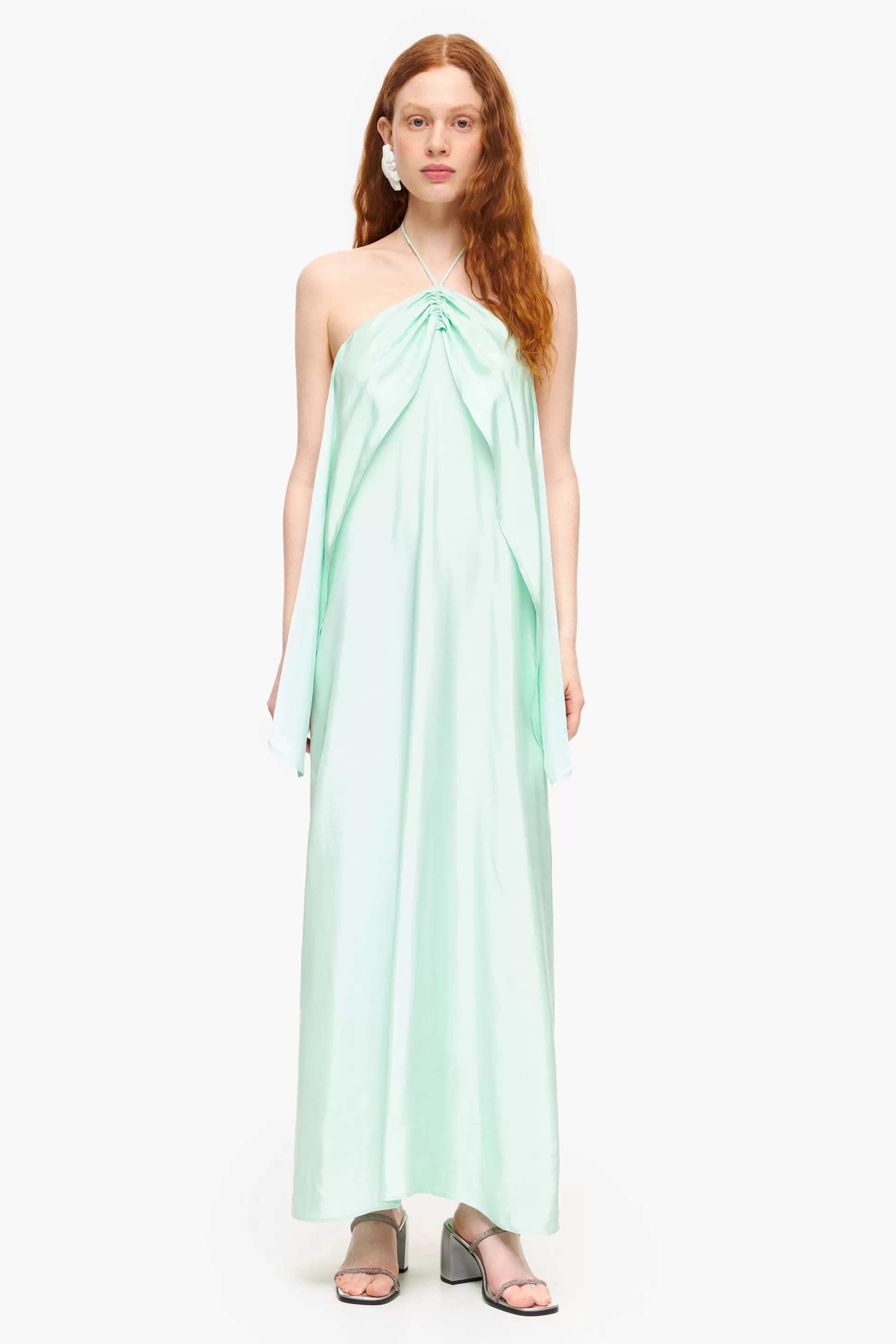 Cheap BIMBA Y LOLA Vestido Verde-Menta